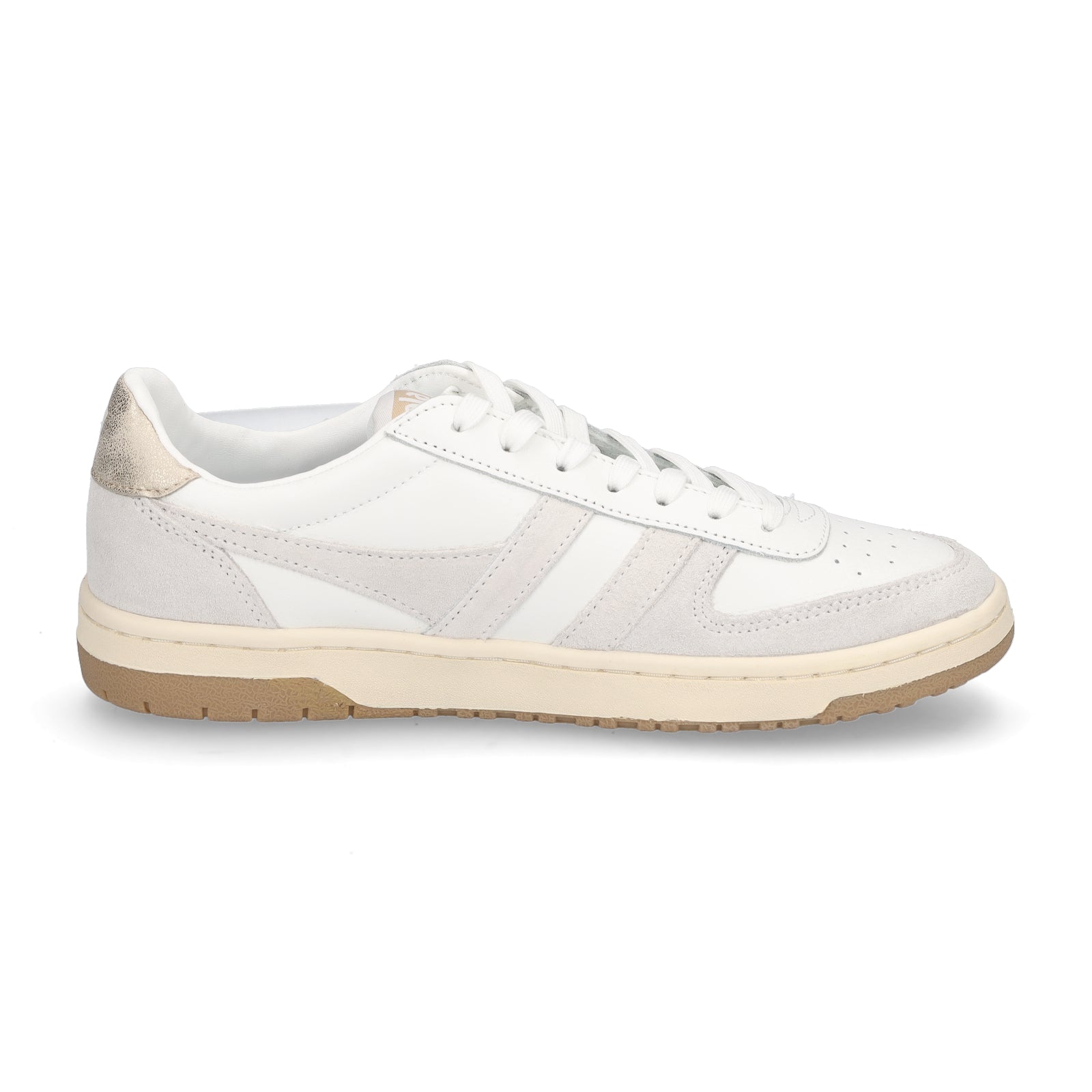 Gola Damen Sneaker Hawk weiß gold