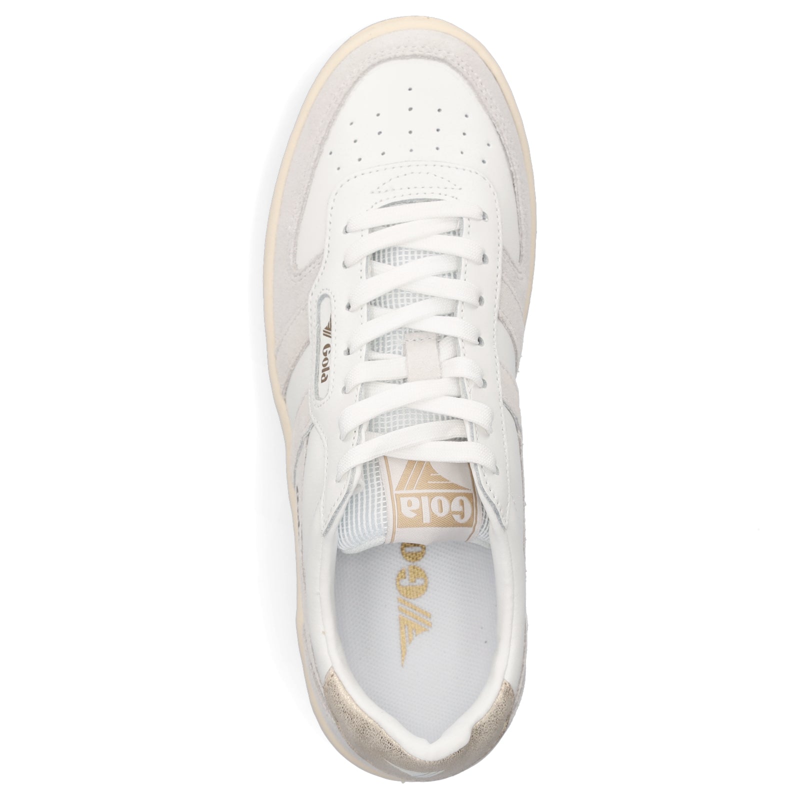 Gola Damen Sneaker Hawk weiß gold