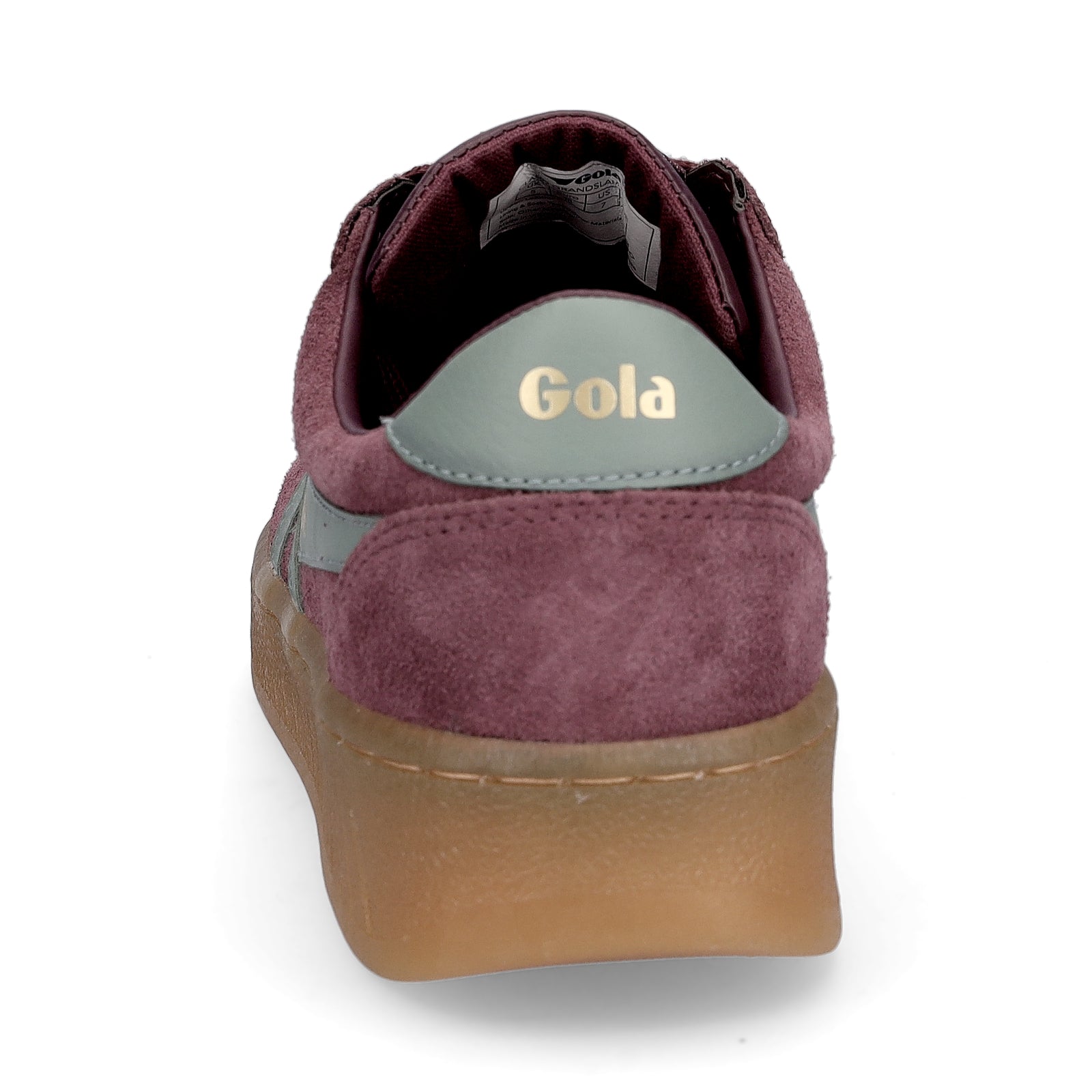 Gola Damen Sneaker Grandslam Suede weinrot hellgrün