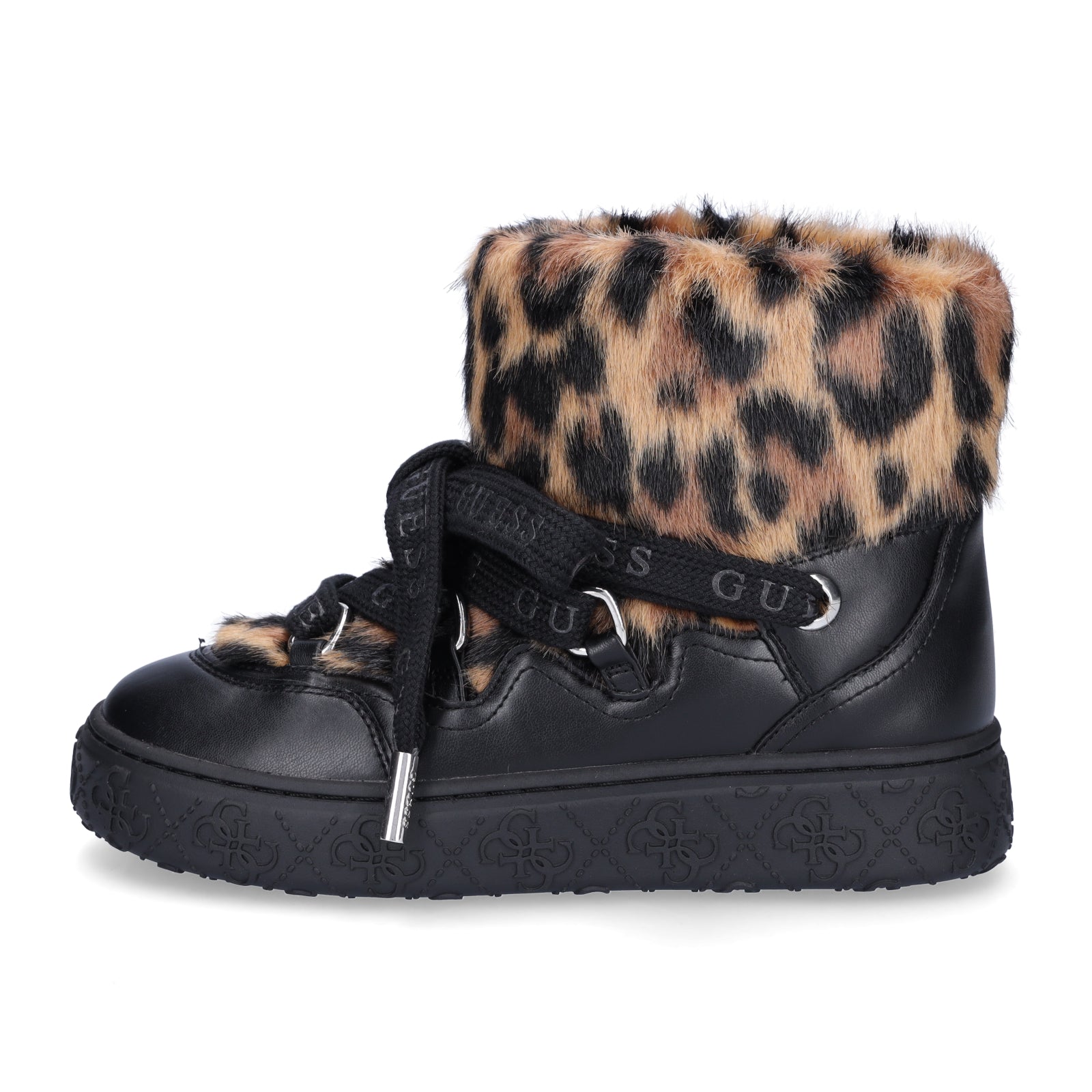 Guess Damen Boot Uneek schwarz leo