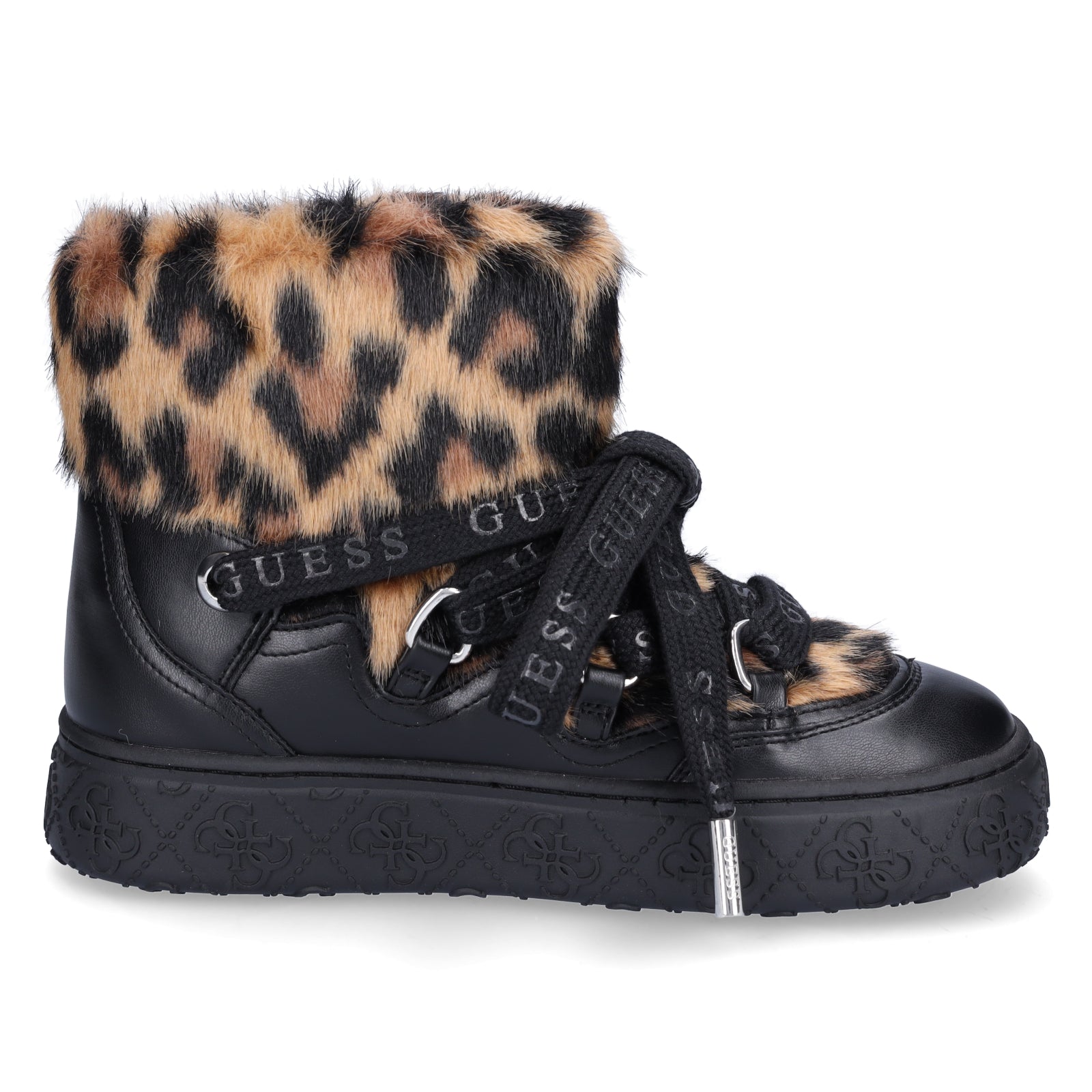Guess Damen Boot Uneek schwarz leo