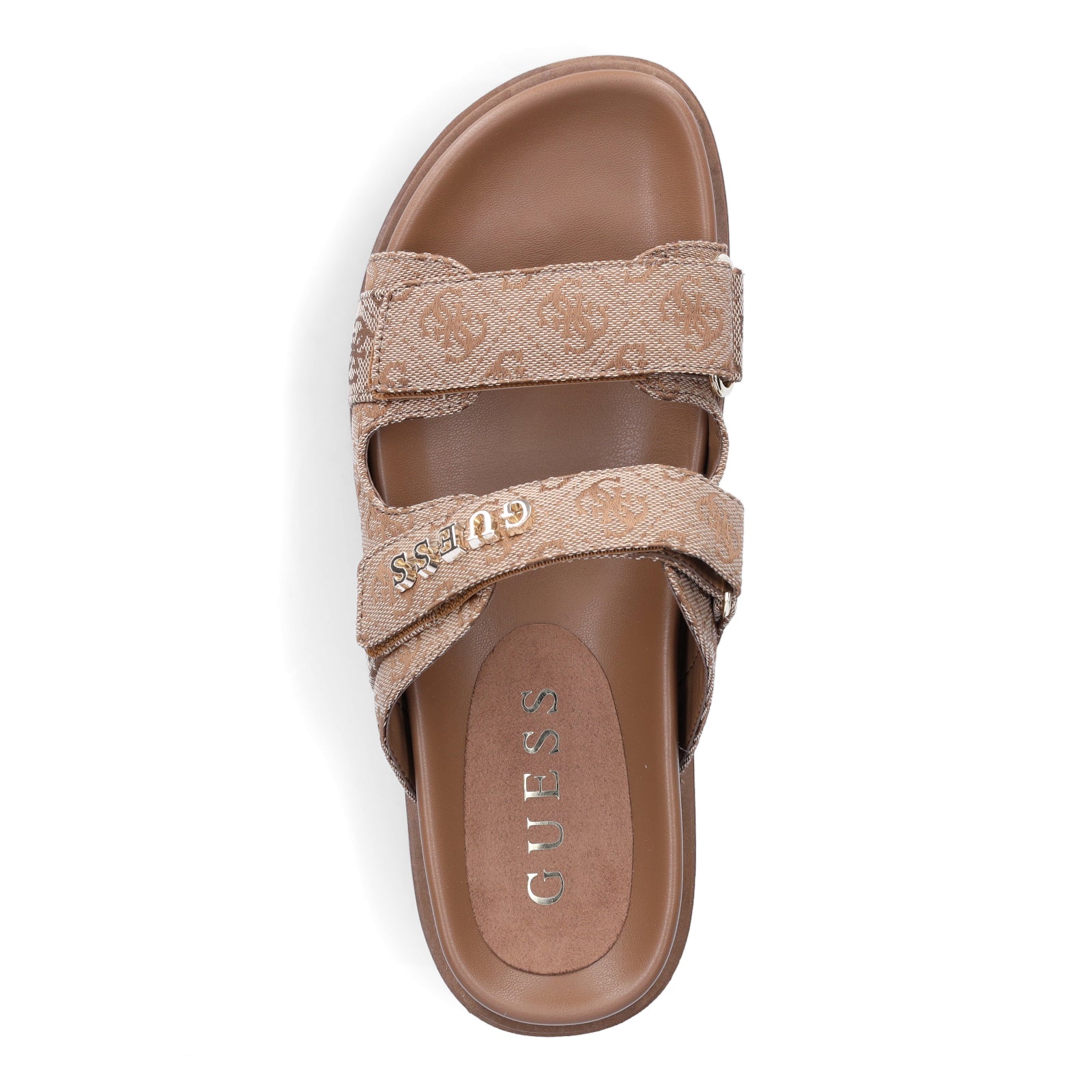 Guess Damen Pantolette Faxon2 beige braun