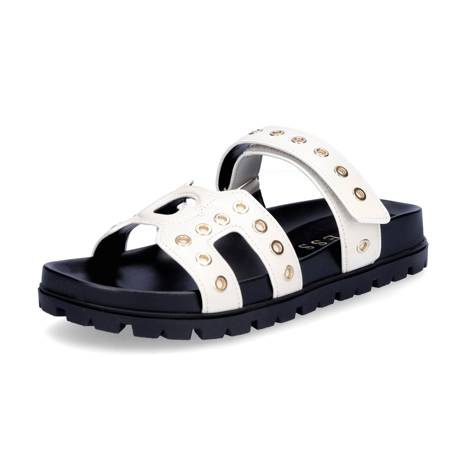 Guess women's mules fashion ivory