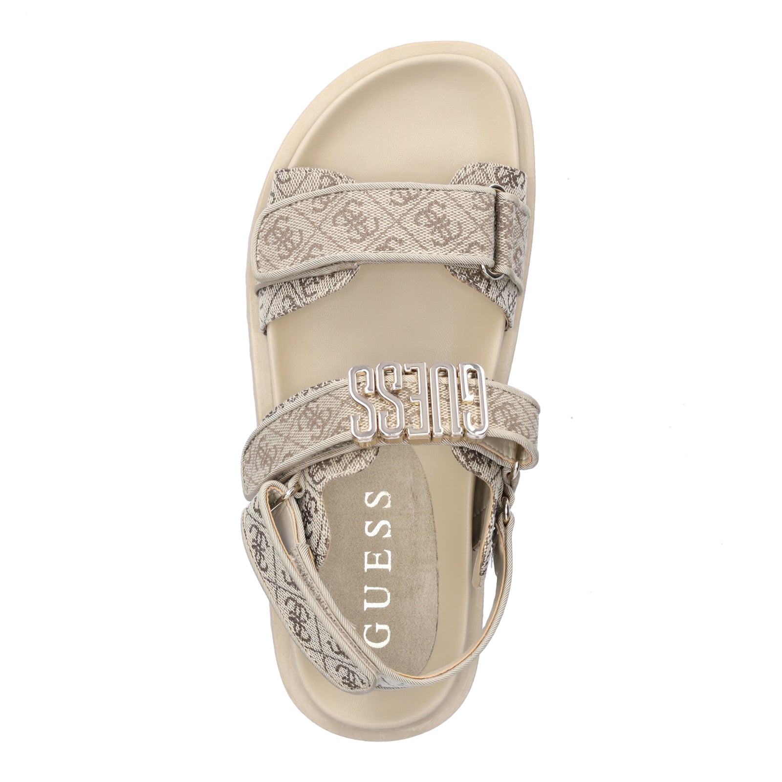 Guess women's sandal Fabelis2 beige brown