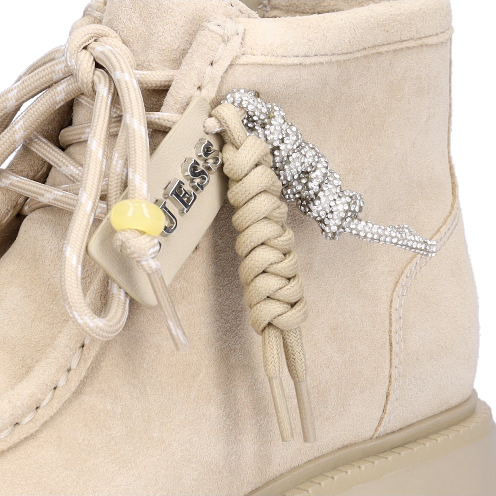 Guess Women's Lace-up Boot Fardina Beige