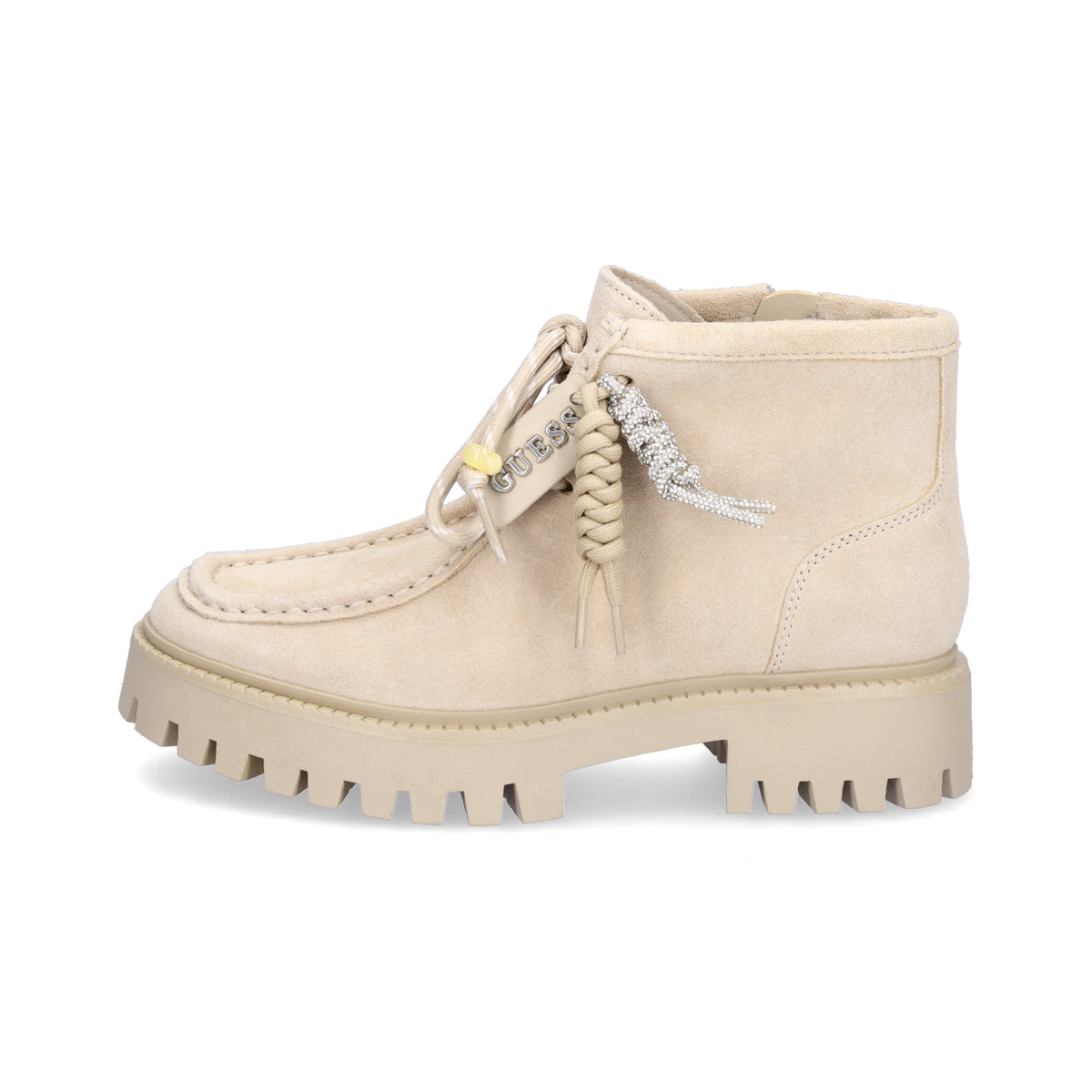 Guess Women's Lace-up Boot Fardina Beige