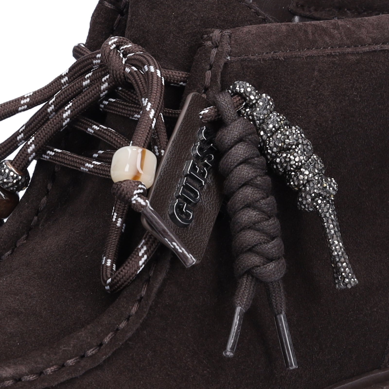 Guess Women's Lace-up Boot Fardina Brown