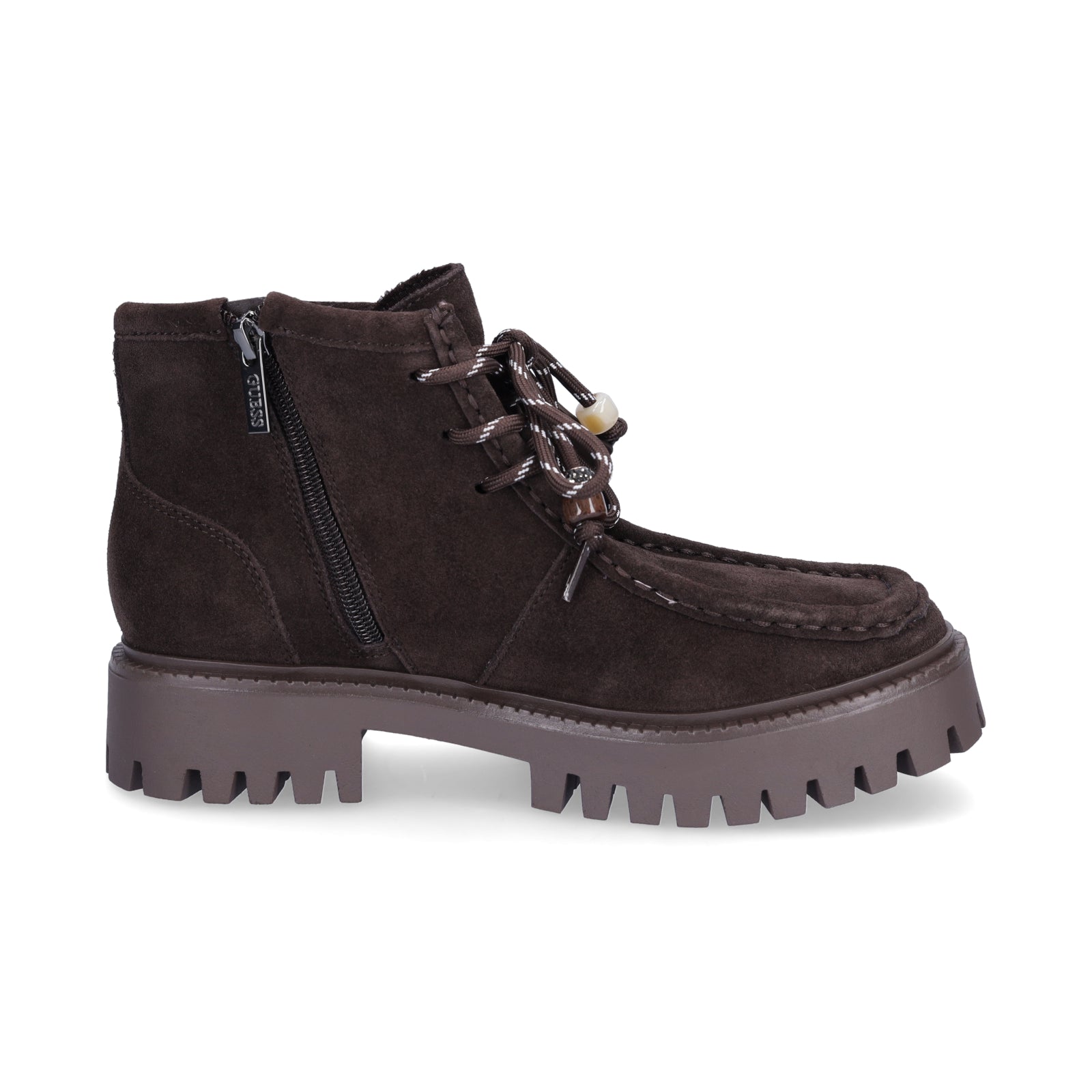 Guess Women's Lace-up Boot Fardina Brown