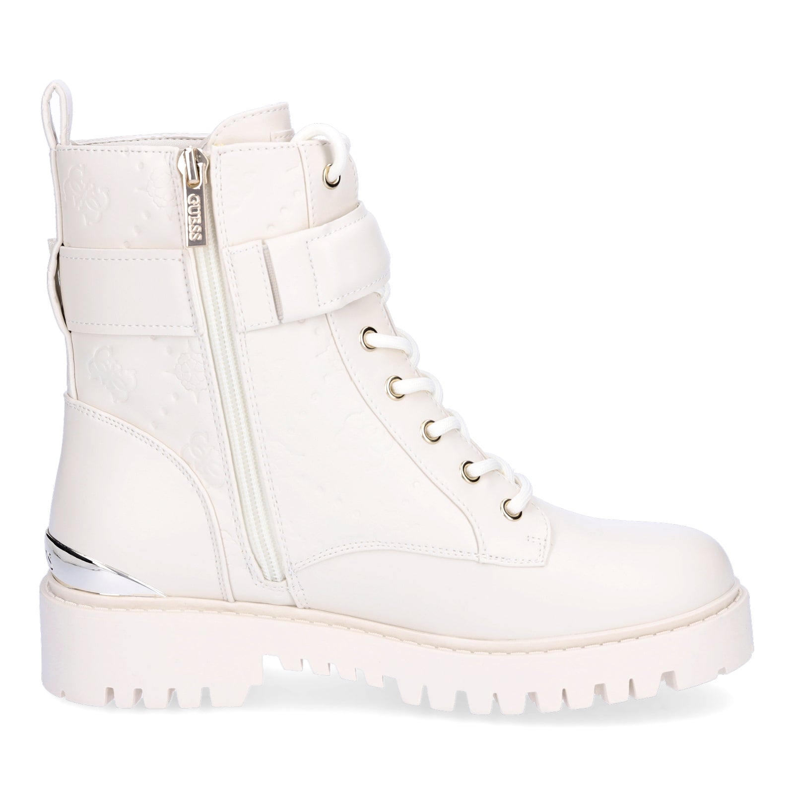 Guess women's lace-up boot Oranda ivory