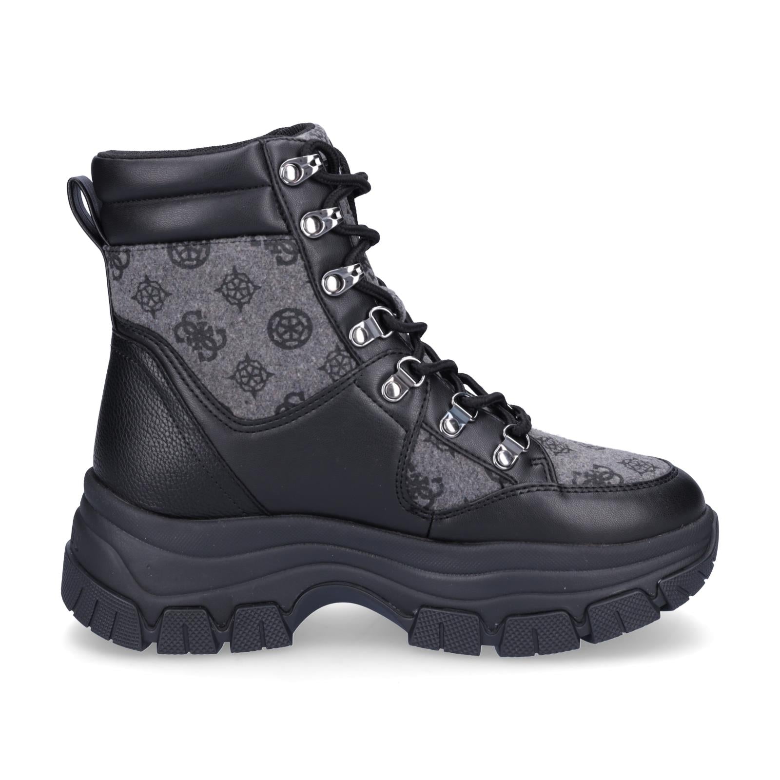Guess Damen Schnürboot Bliza schwarz