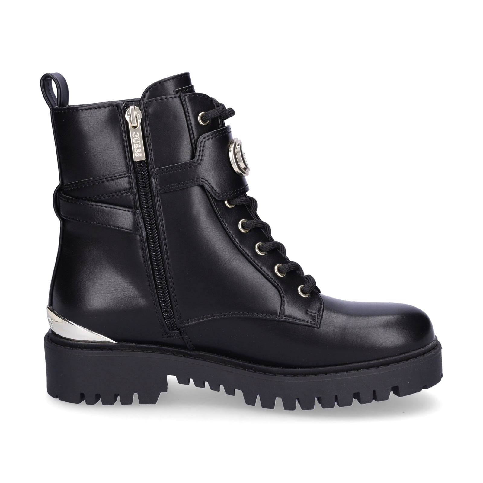 Guess Damen Schnürboot Olanna schwarz