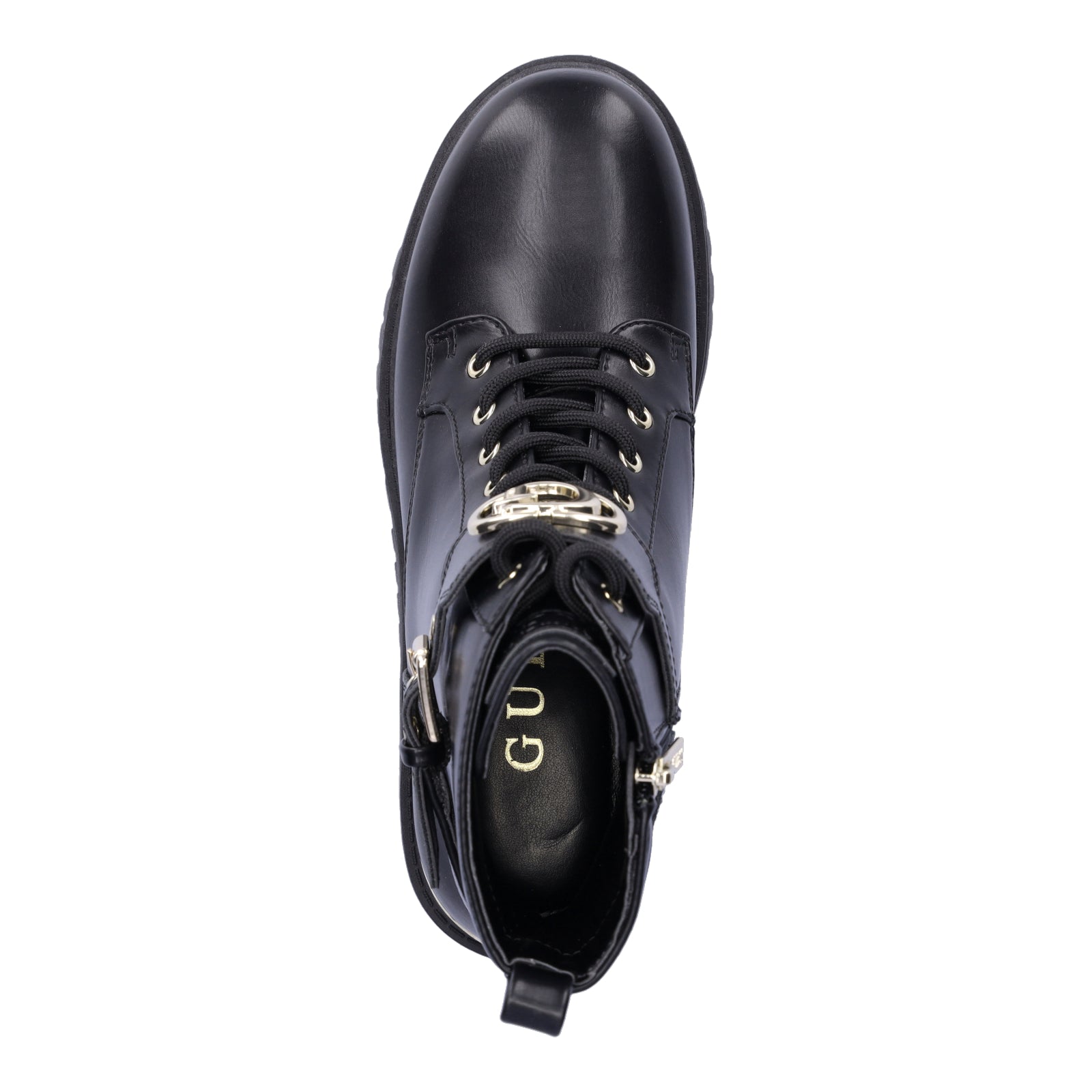 Guess Damen Schnürboot Olanna schwarz