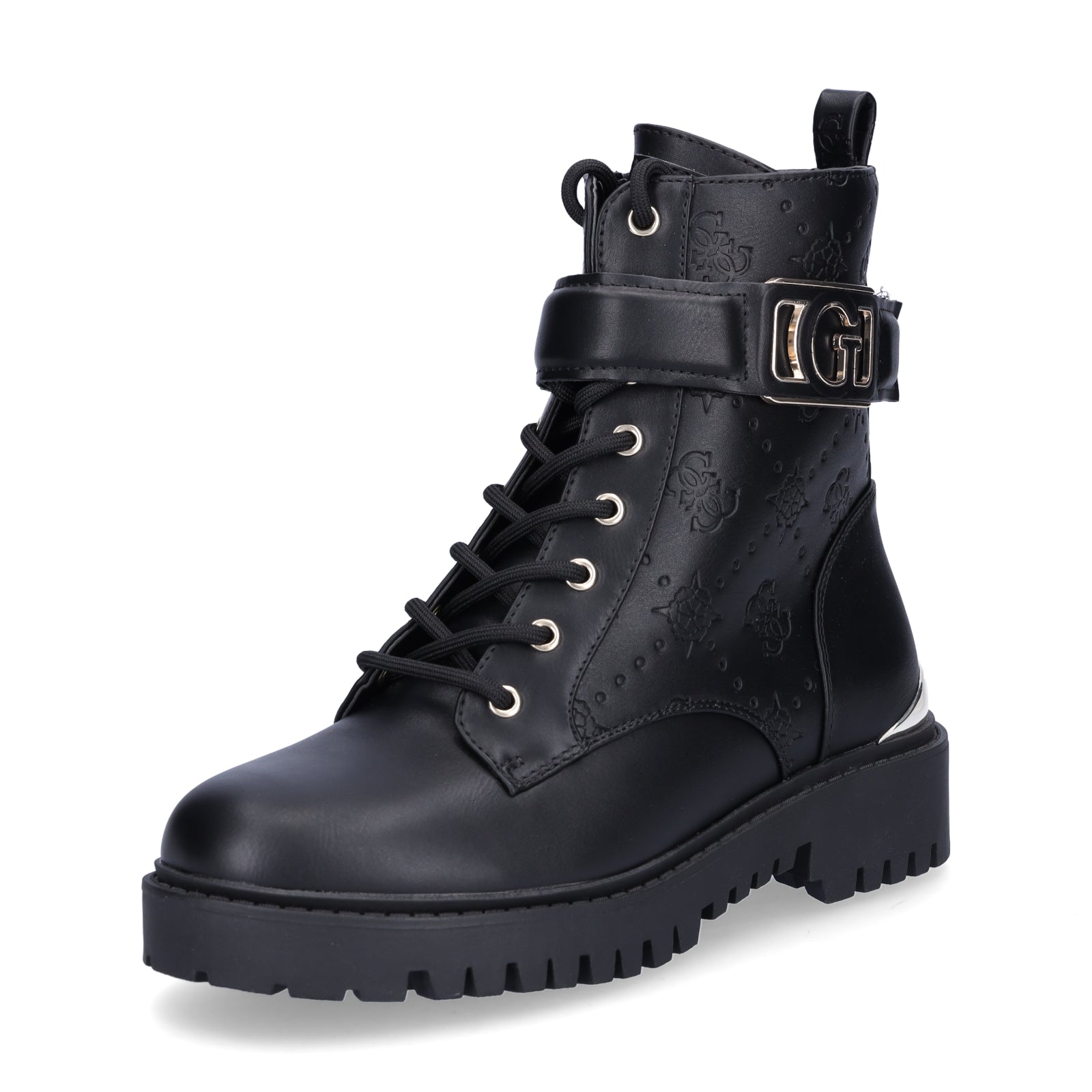 Guess Damen Schnürboot Oranda schwarz