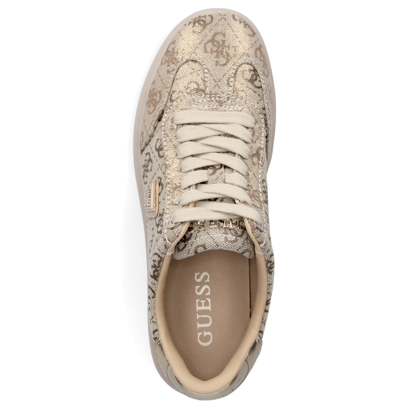 Guess Damen Sneaker Jazlie2 beige-gold