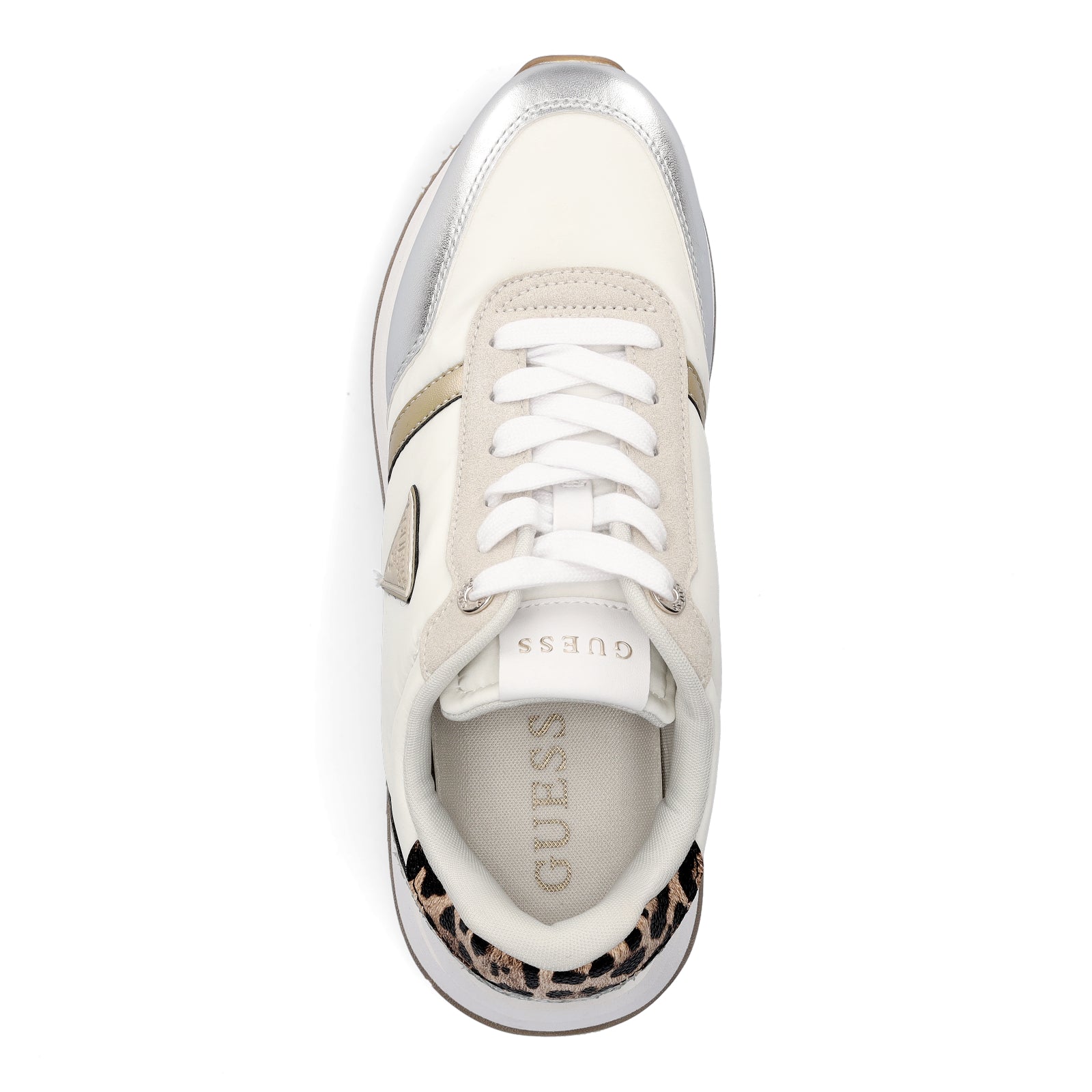 Guess Damen Sneaker Eagar2 offwhite leo