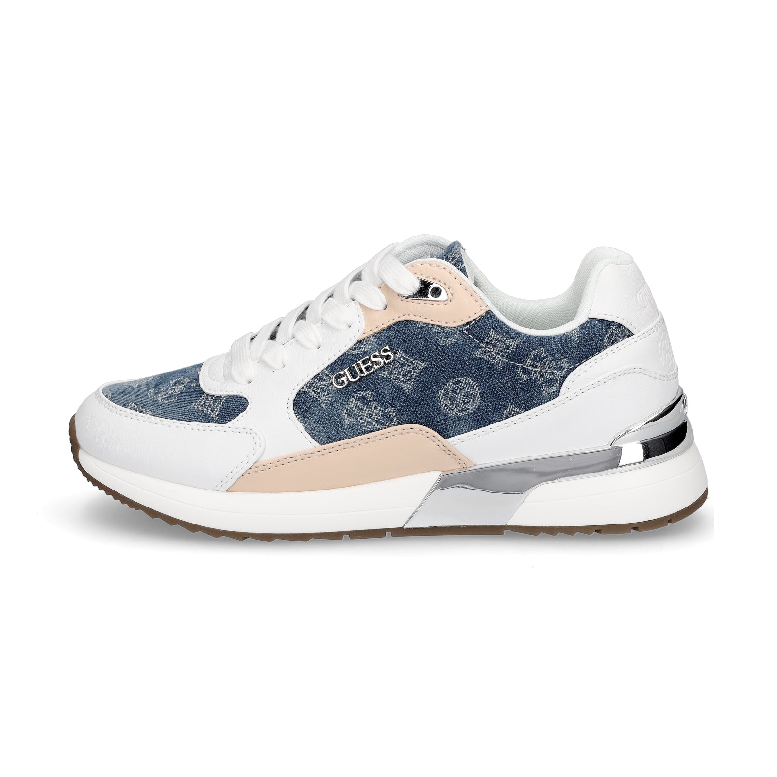 Guess Damen Sneaker Moxea20 blau weiß