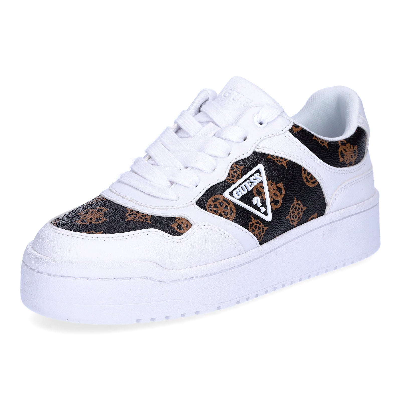 Guess Damen Sneaker Miram2 weiß braun