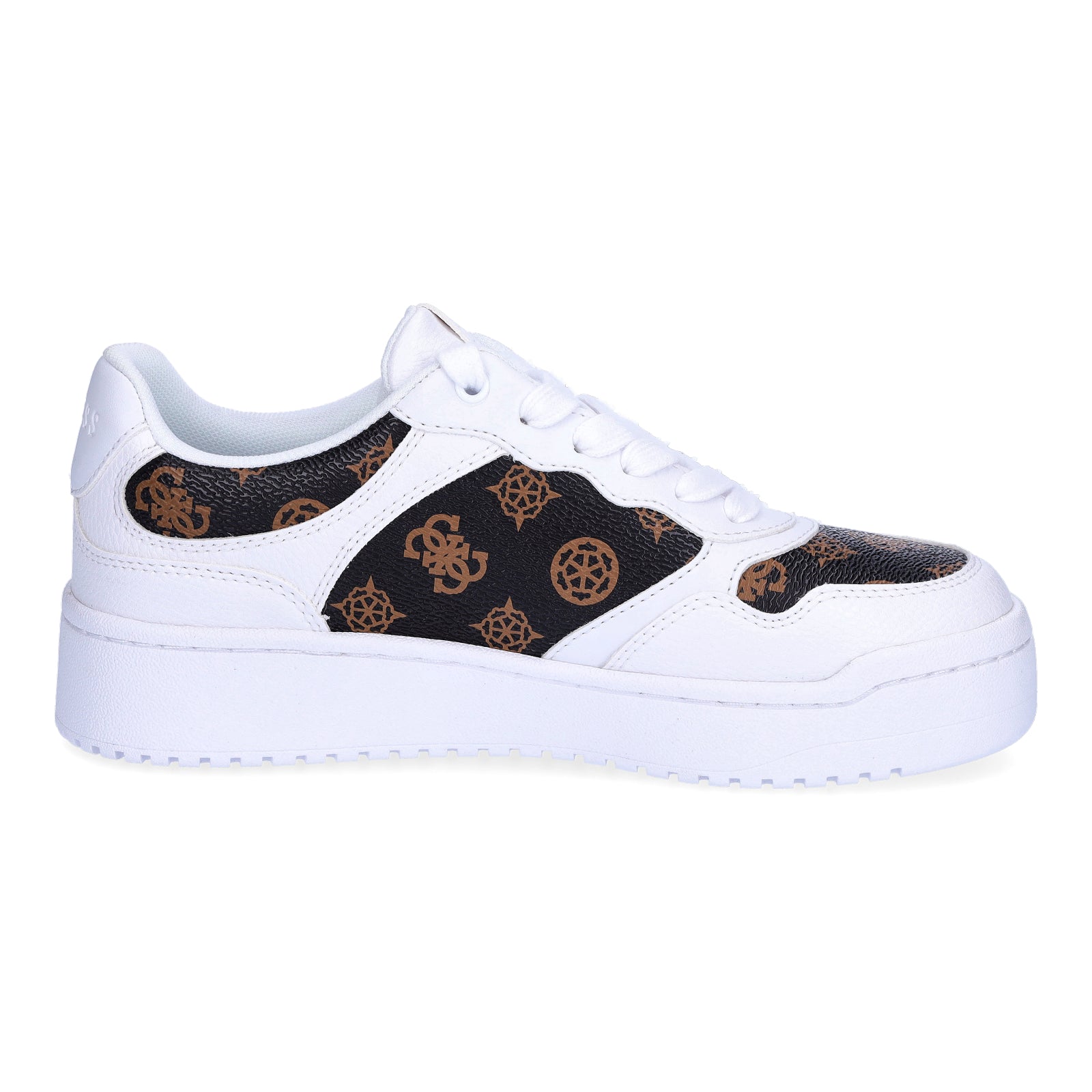 Guess Damen Sneaker Miram2 weiß braun