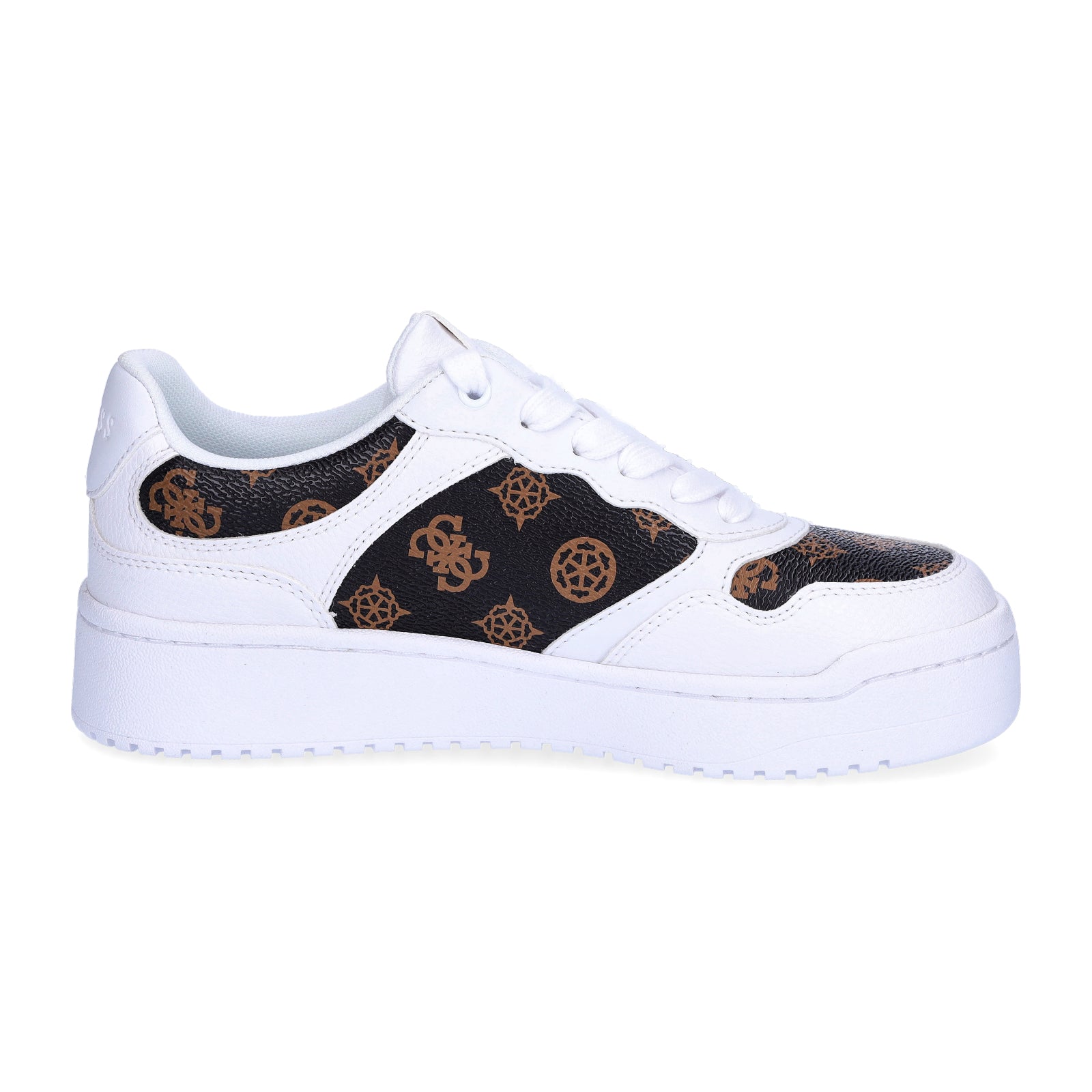 Guess Damen Sneaker Miram2 weiß braun