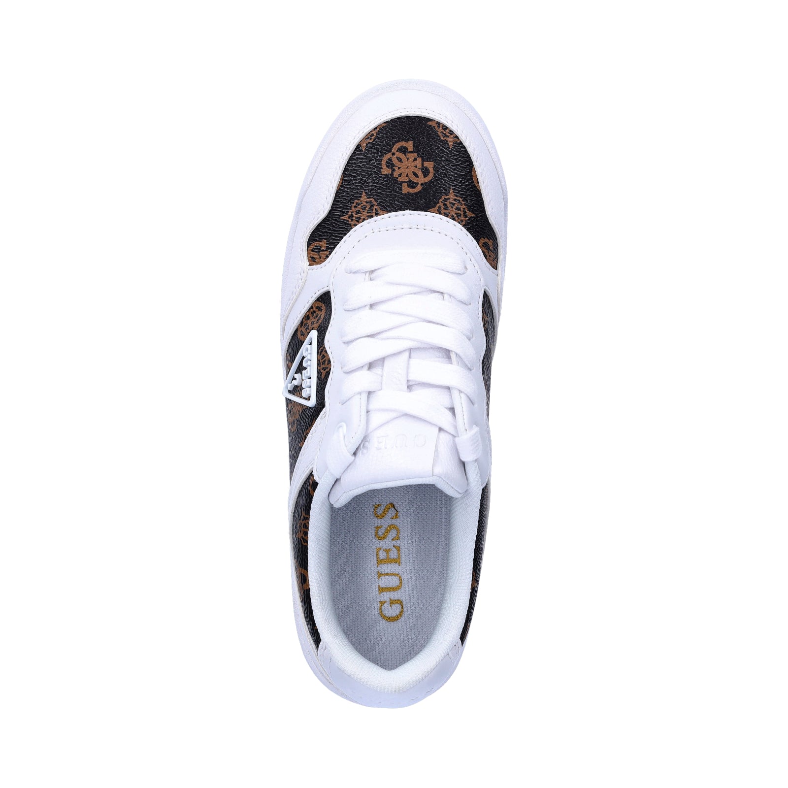 Guess Damen Sneaker Miram2 weiß braun