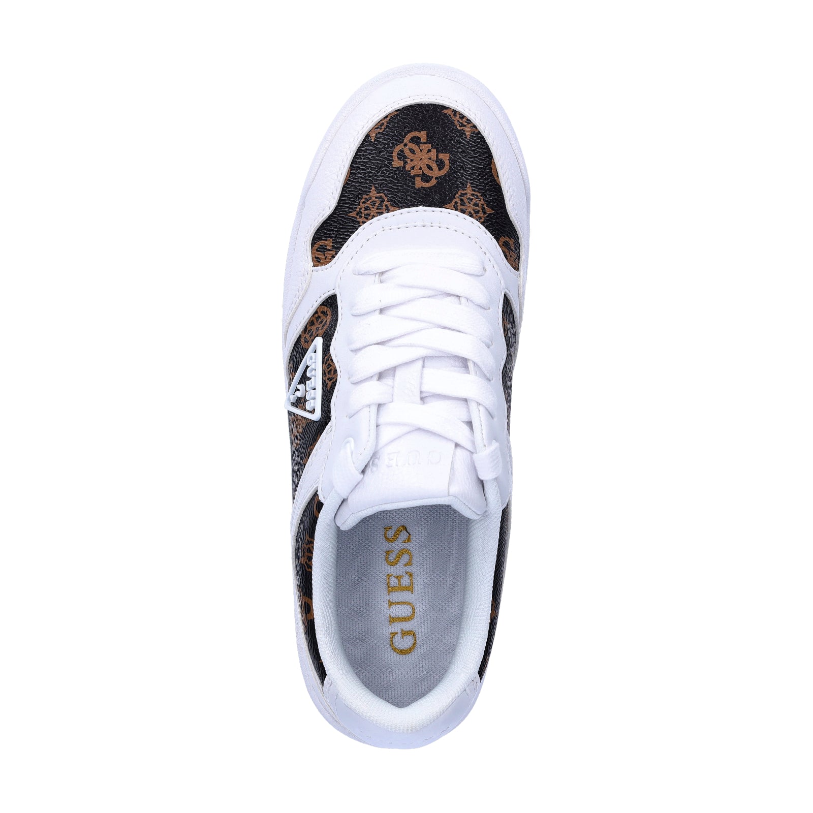 Guess Damen Sneaker Miram2 weiß braun