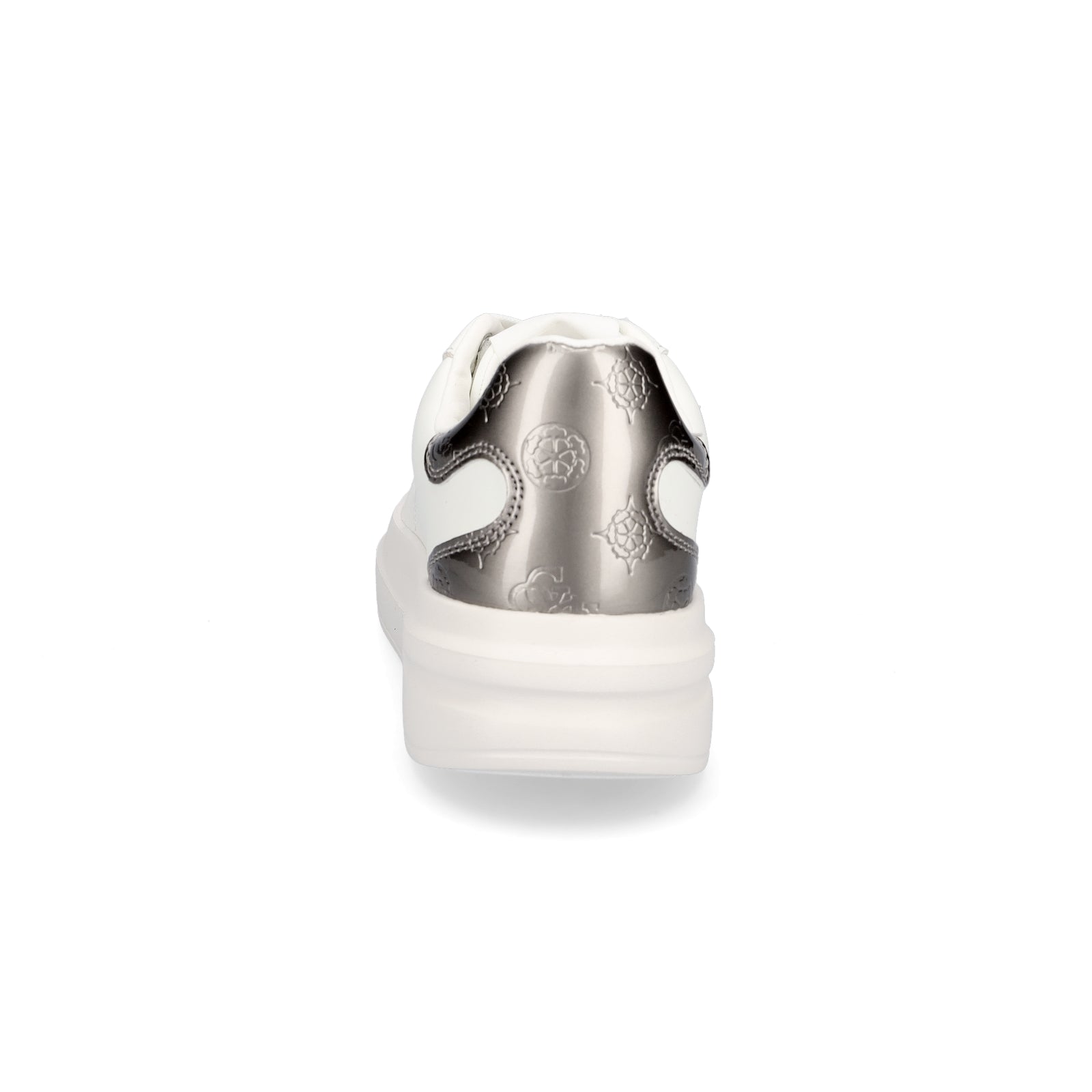 Guess Damen Sneaker Elbina weiß metallic