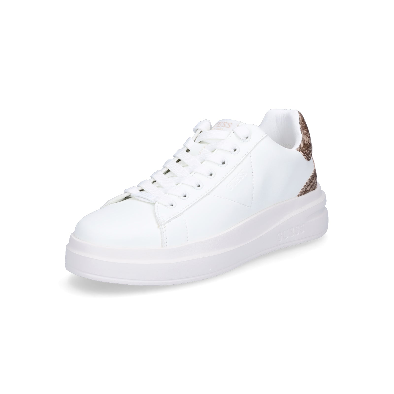 Guess Damen Sneaker Elbina weiß beige