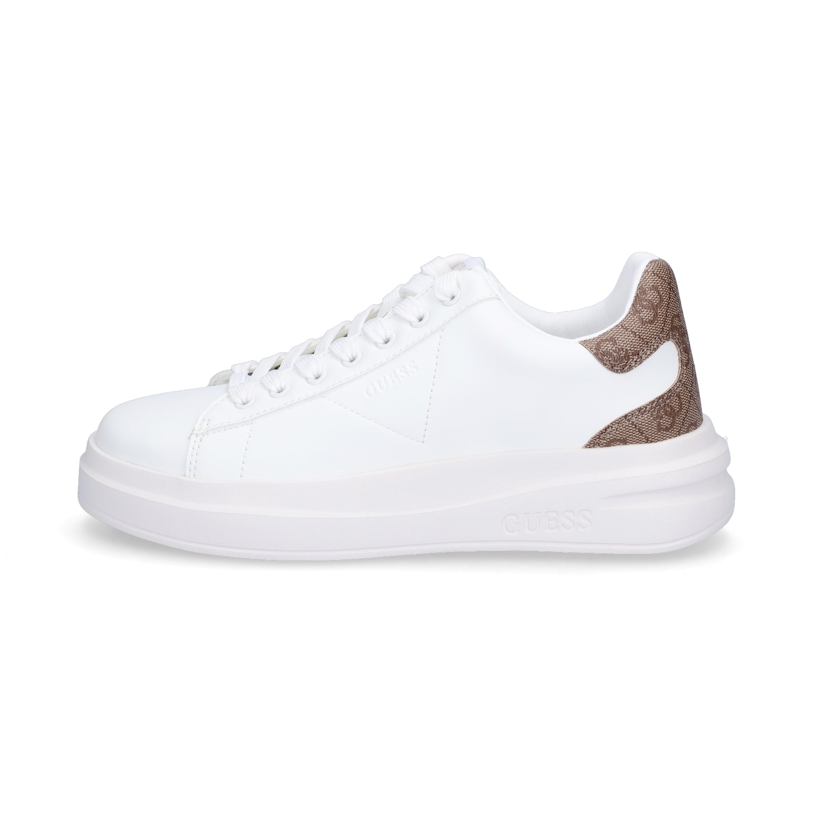 Guess Damen Sneaker Elbina weiß beige