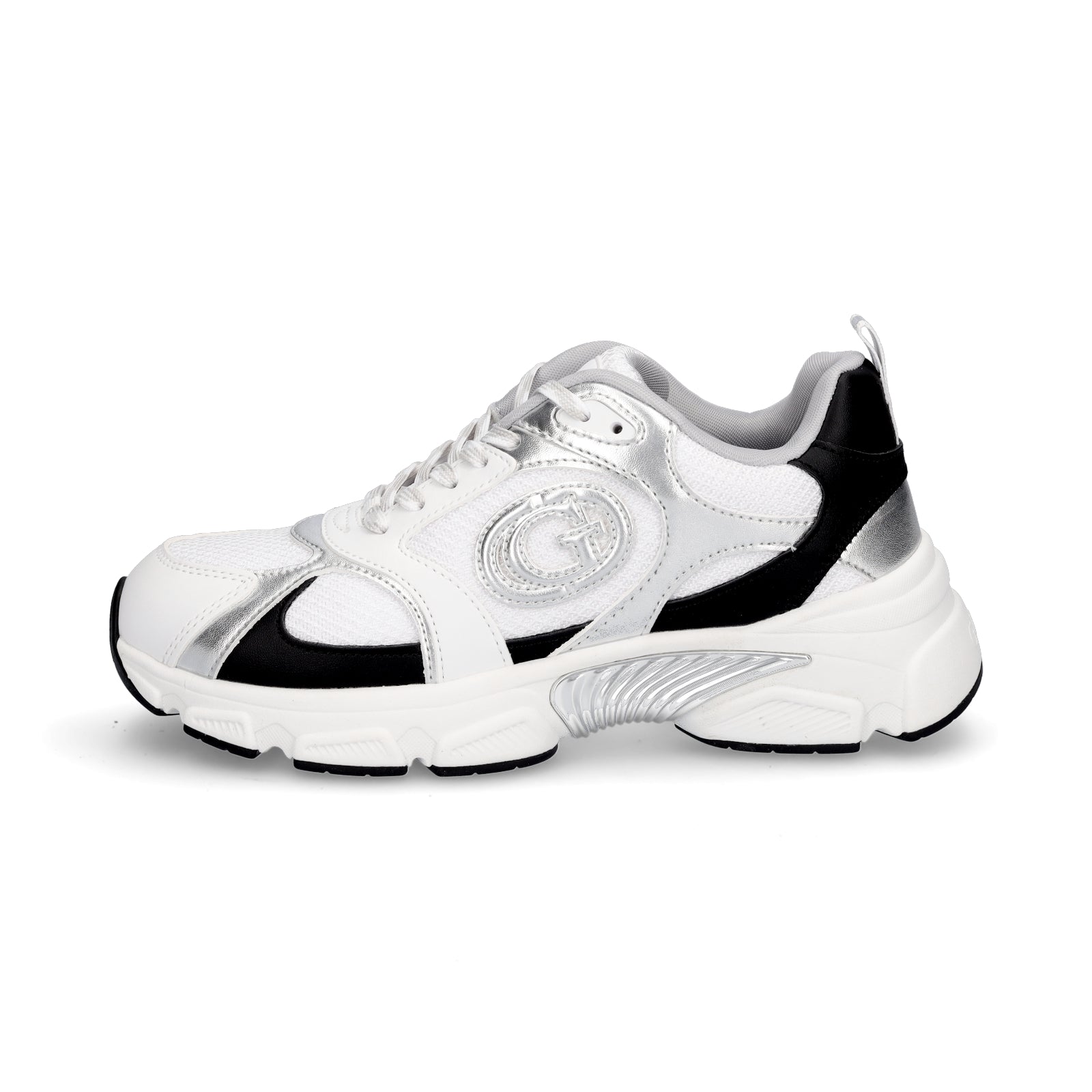 Guess Damen Sneaker Ibitha weiß schwarz