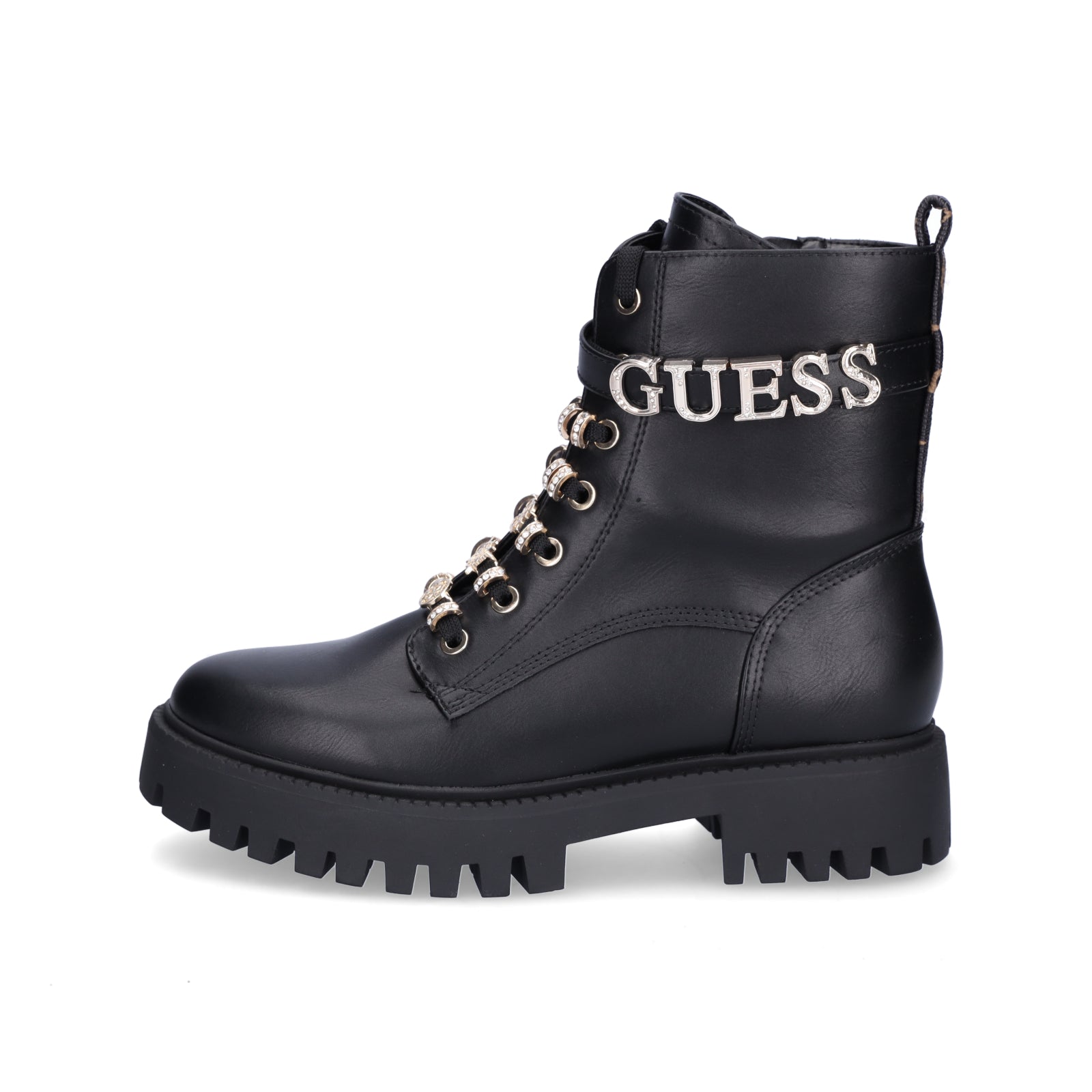 Guess Women's Lace-up Boot Ficki Black