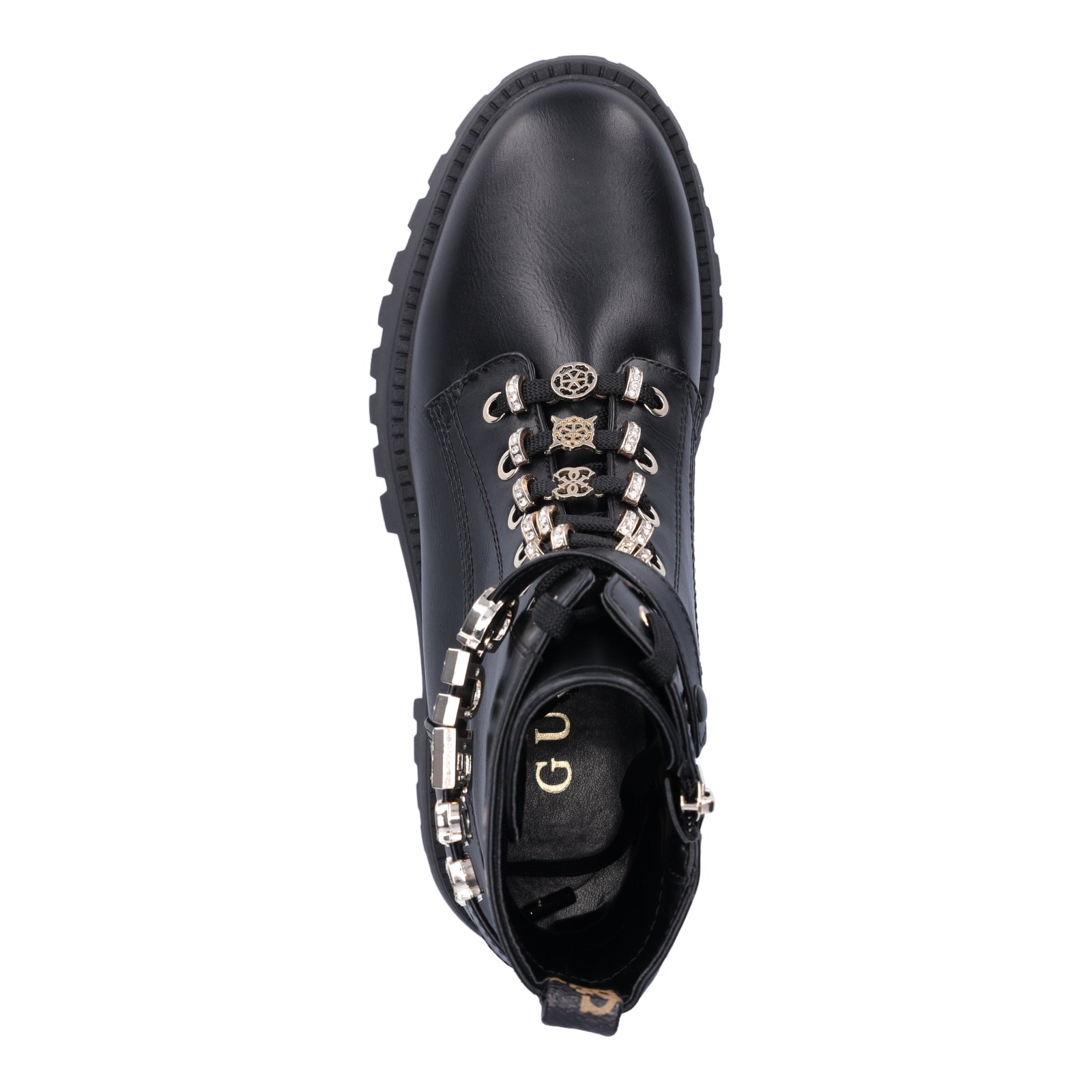 Guess Women's Lace-up Boot Ficki Black
