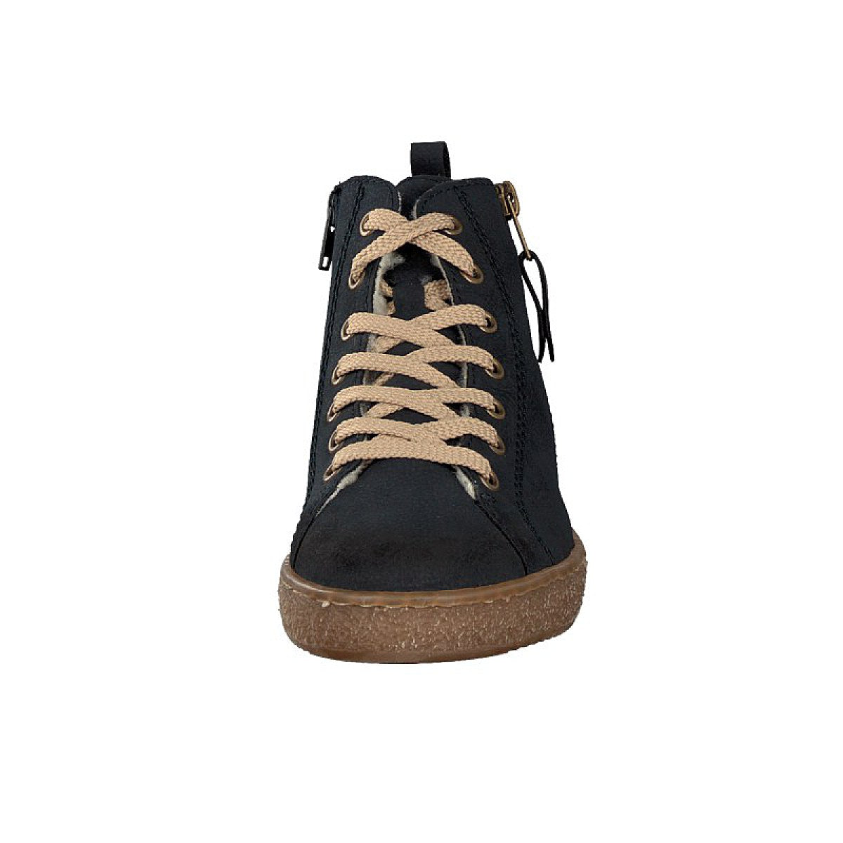Rieker women's lace-up boot blue
