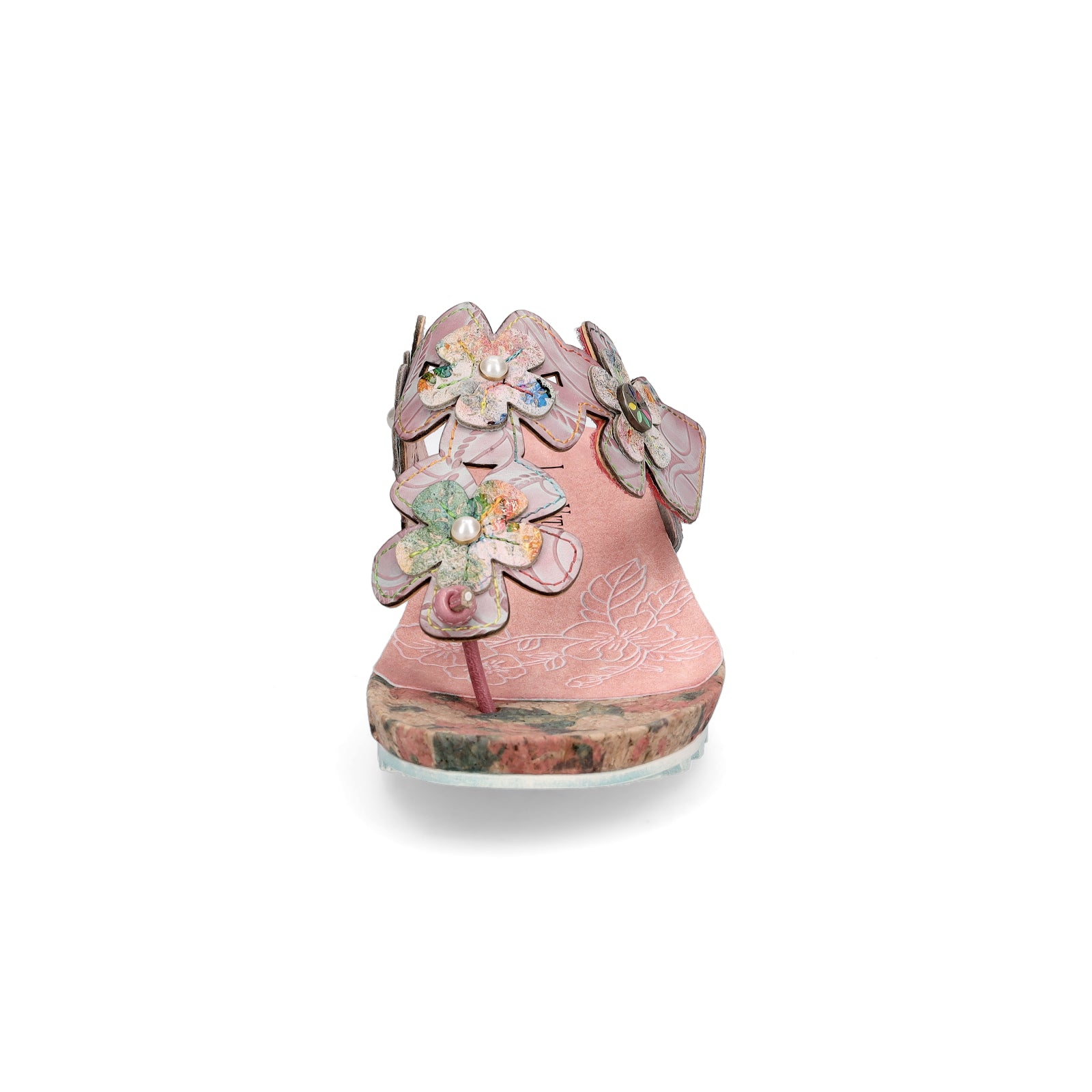 Laura Vita Damen Pantolette rosa
