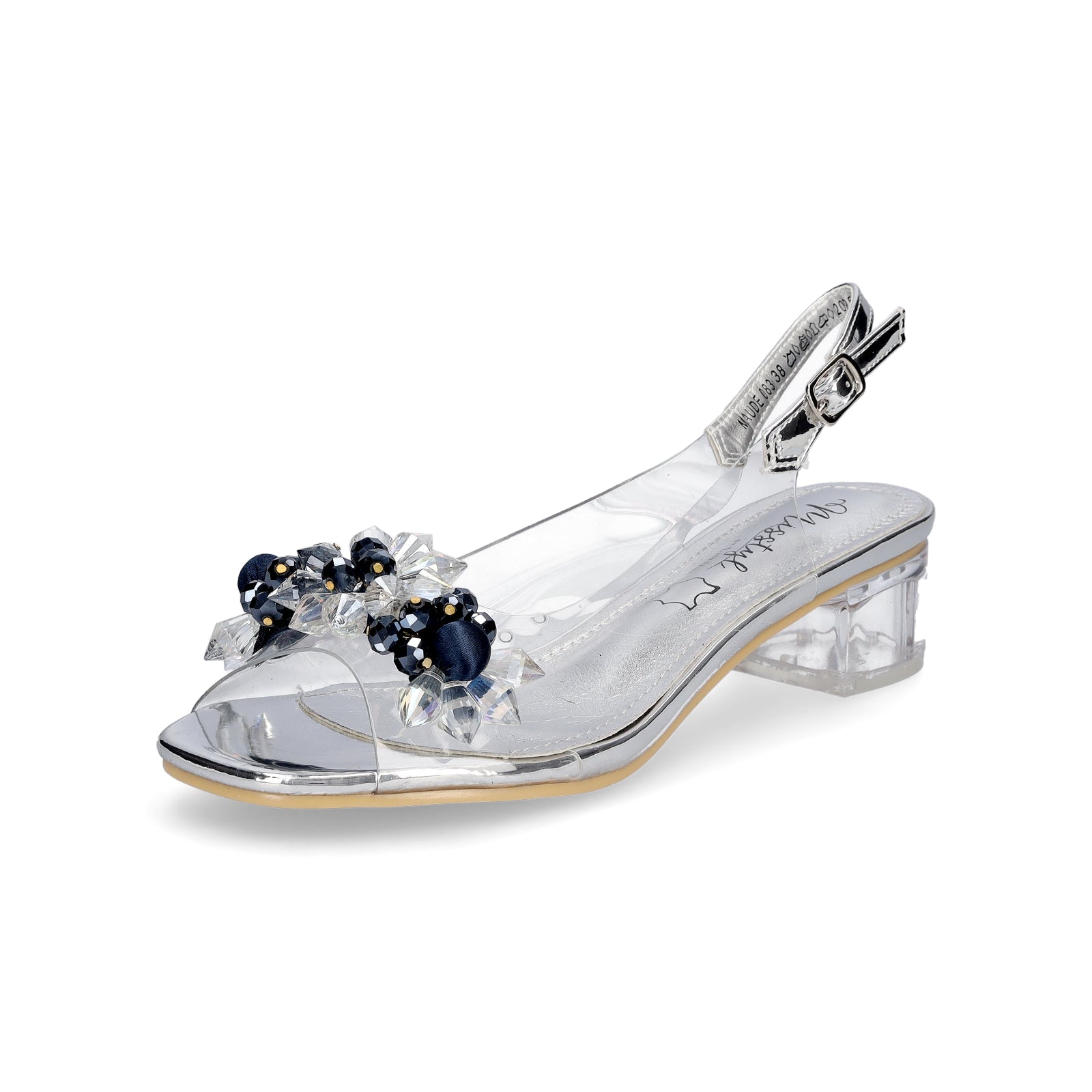 Laura Vita Damen Sandalette silber