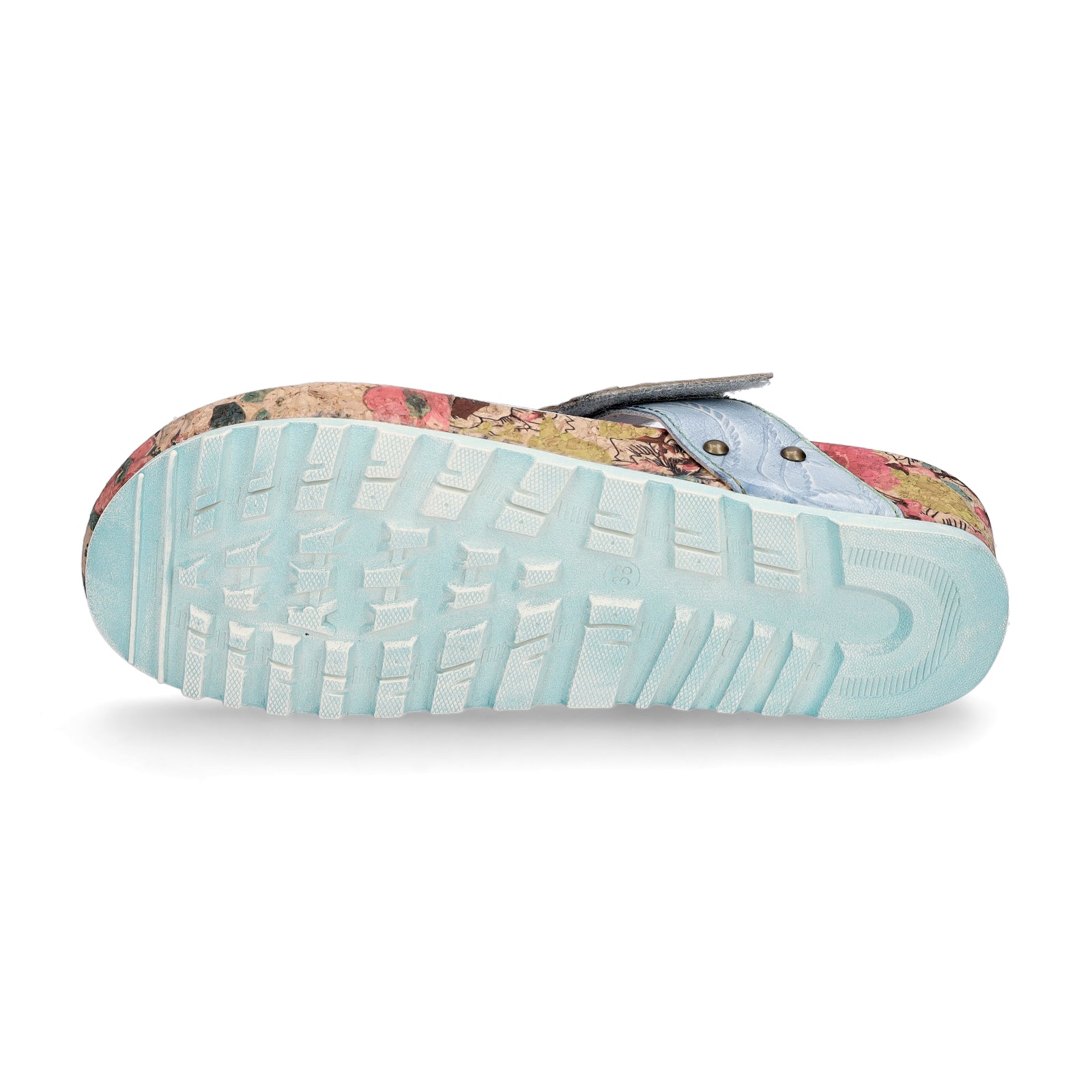 Laura Vita Damen Pantolette blau