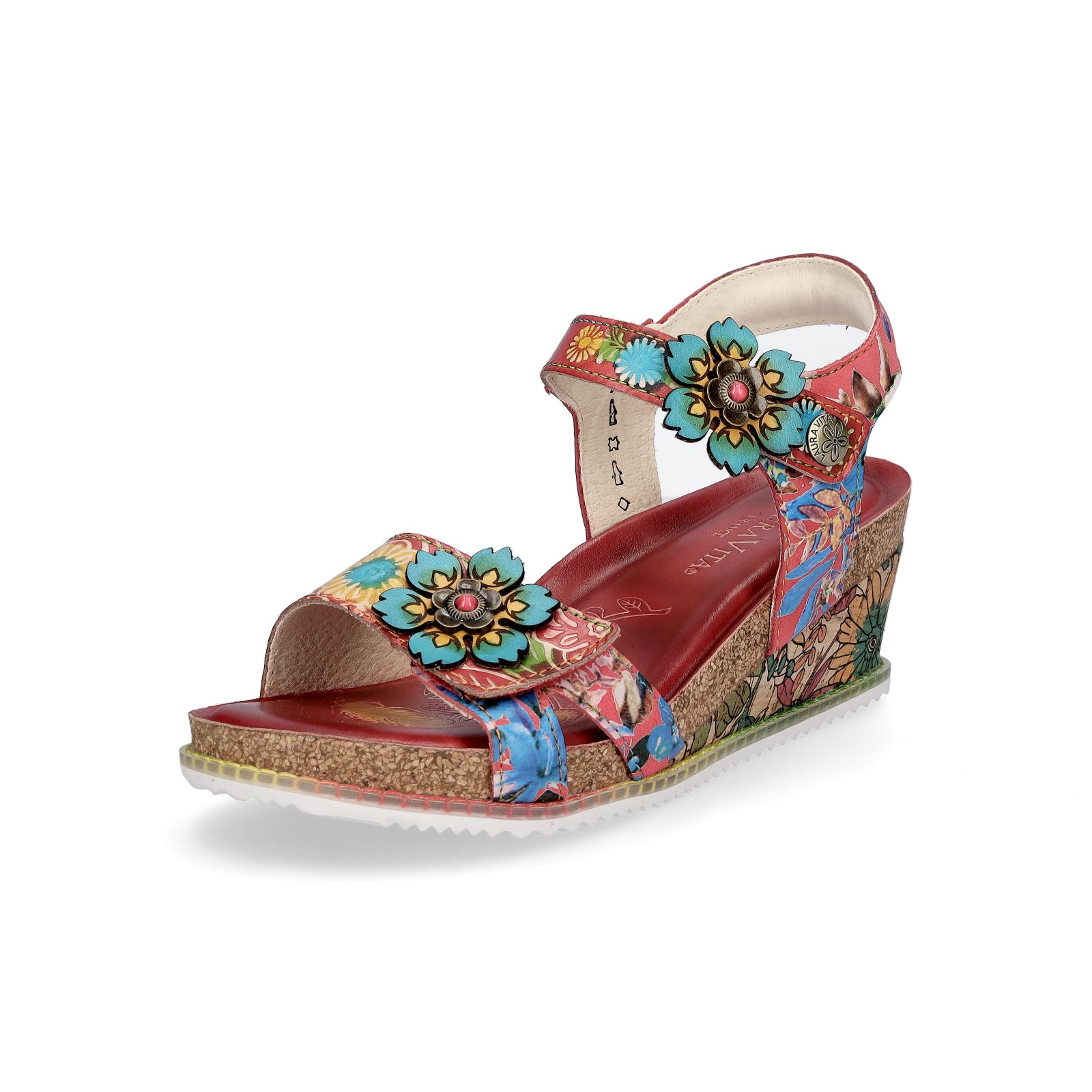Laura Vita women's sandals red