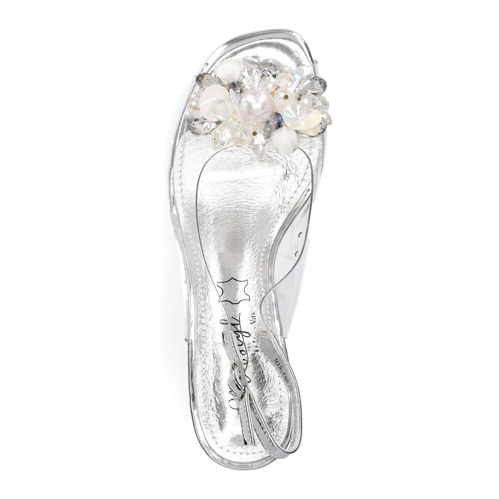Laura Vita women's sandal silver