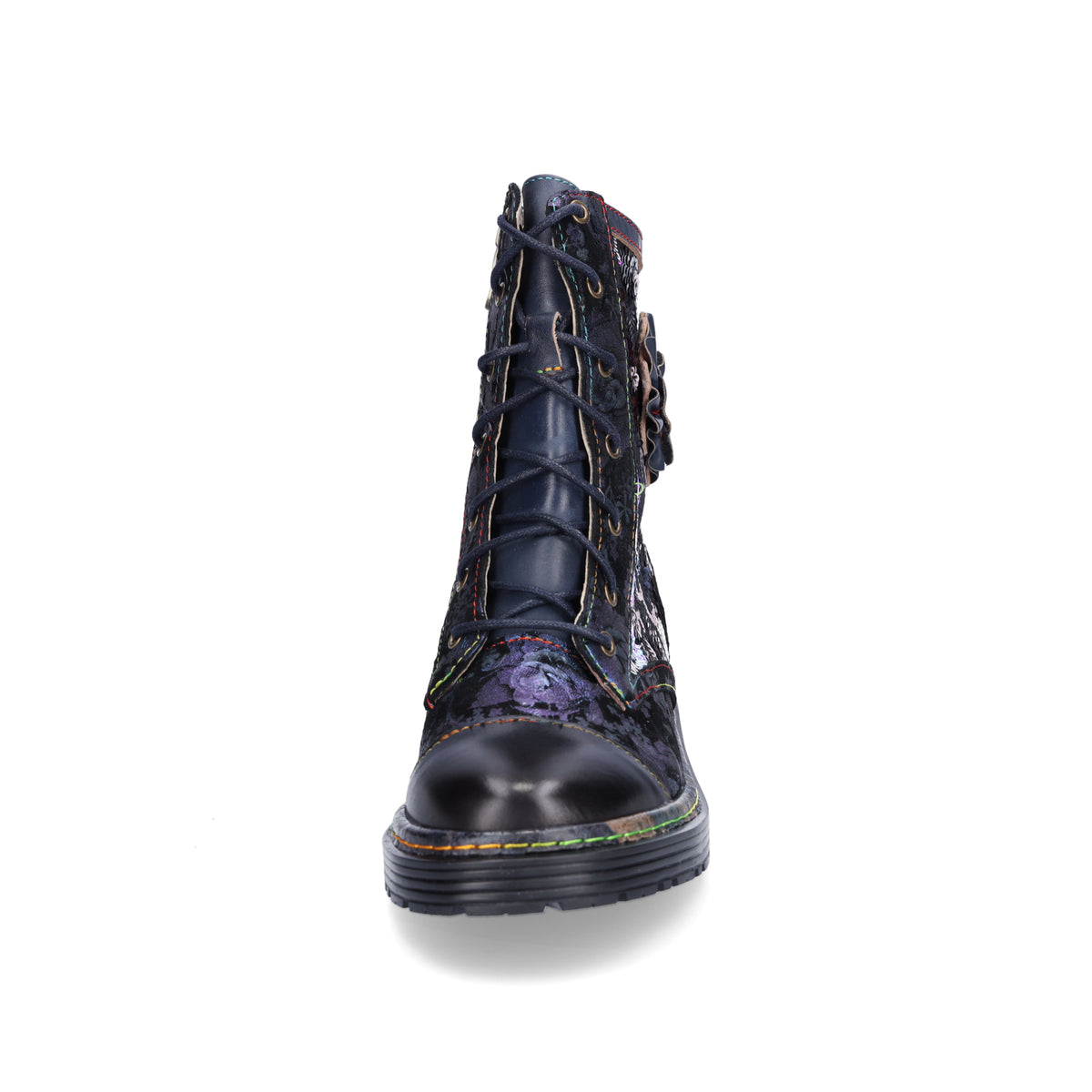 Laura Vita Women's Lace-up Boot Blue