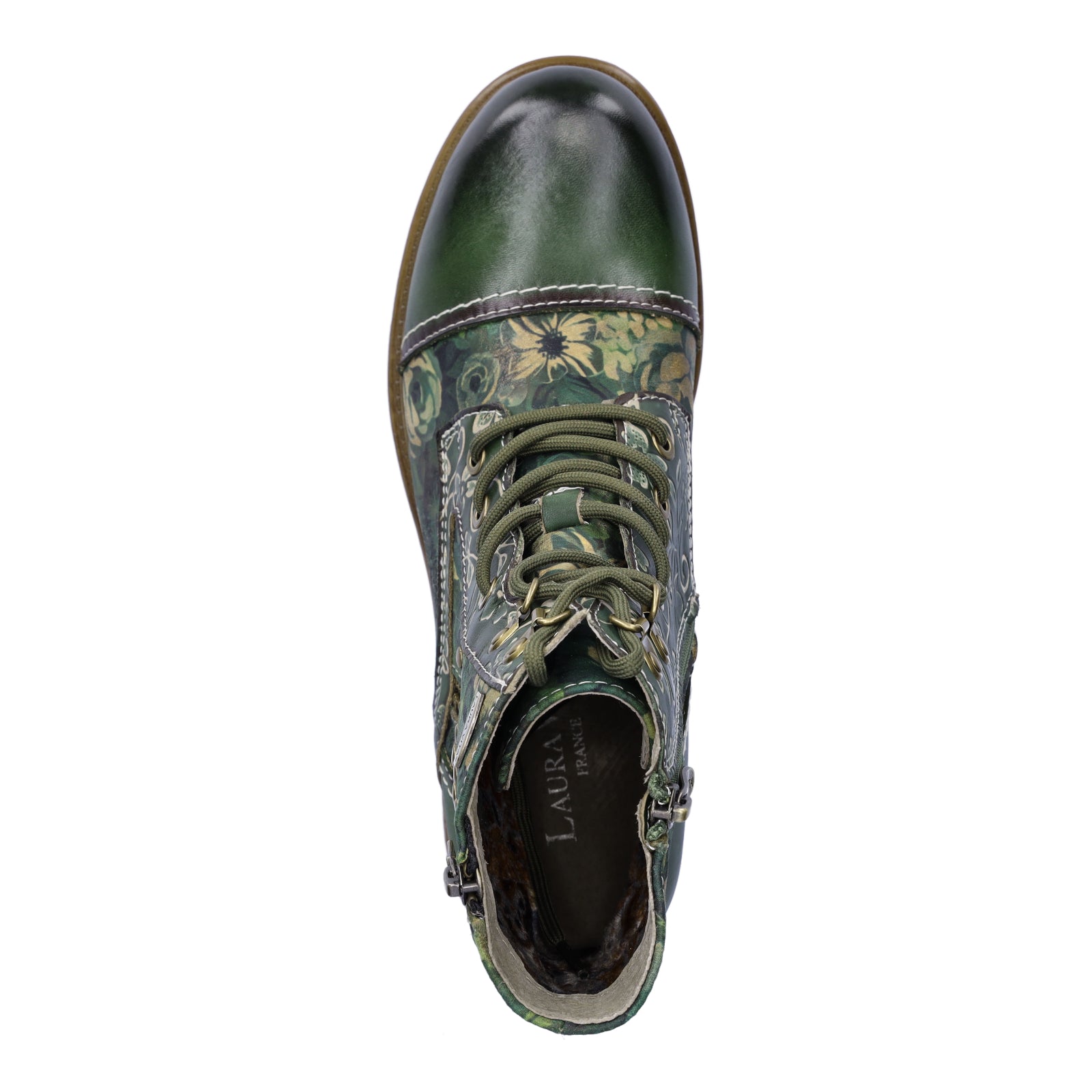Laura Vita Women's Lace-up Boot Green