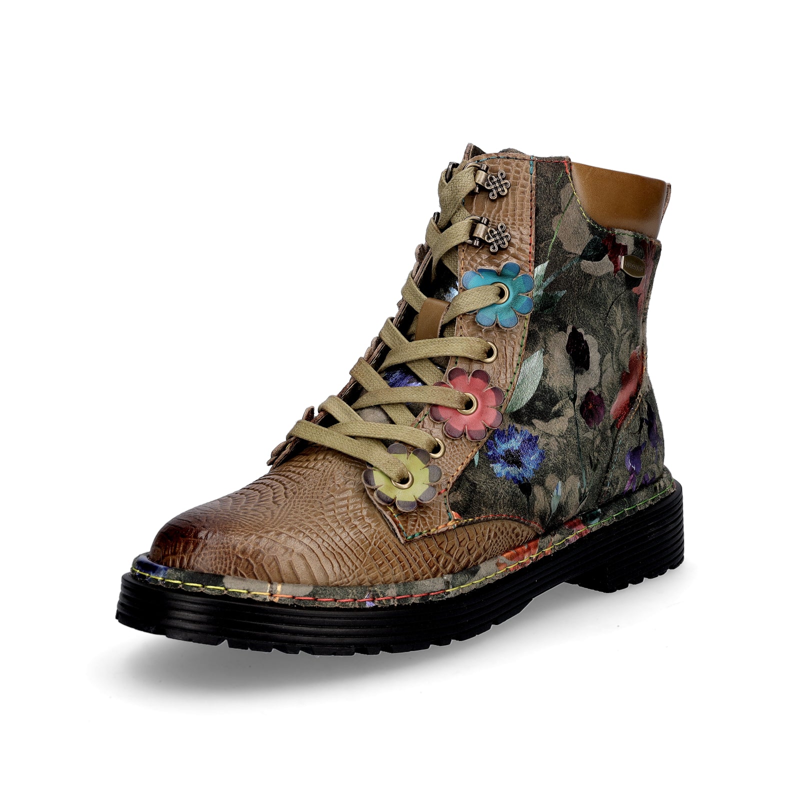 Laura Vita Damen Schnürboot Incaso 39 khaki