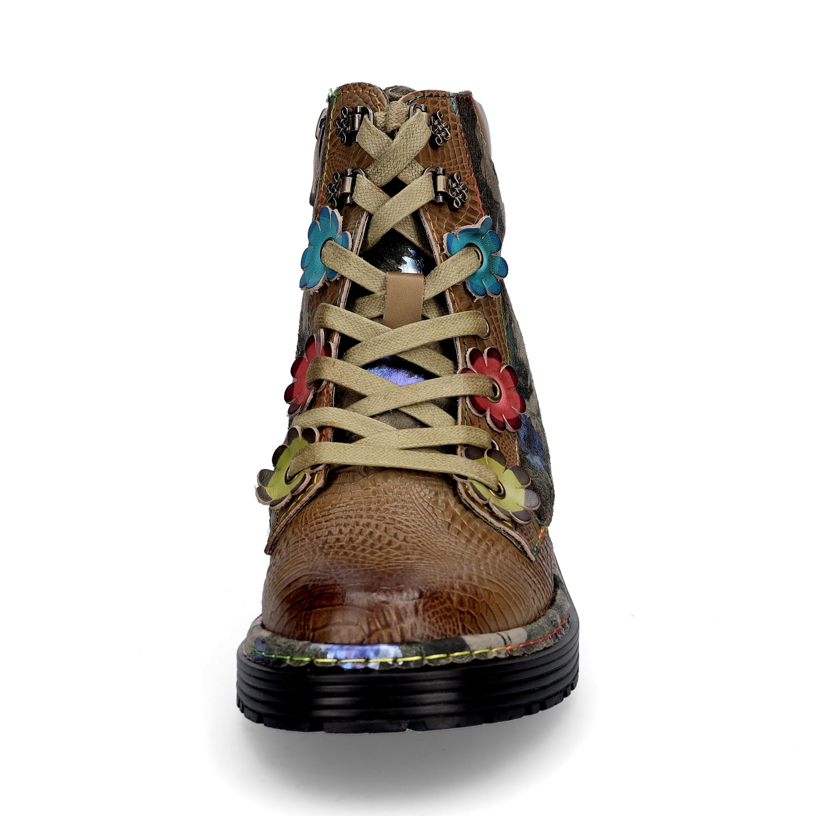 Laura Vita Damen Schnürboot Incaso 39 khaki