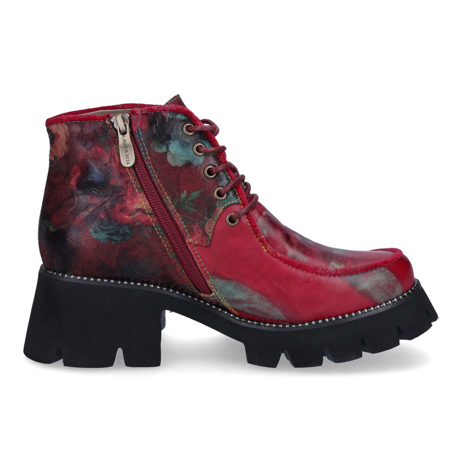 Laura Vita Damen Schnürboot Omio 65 rot