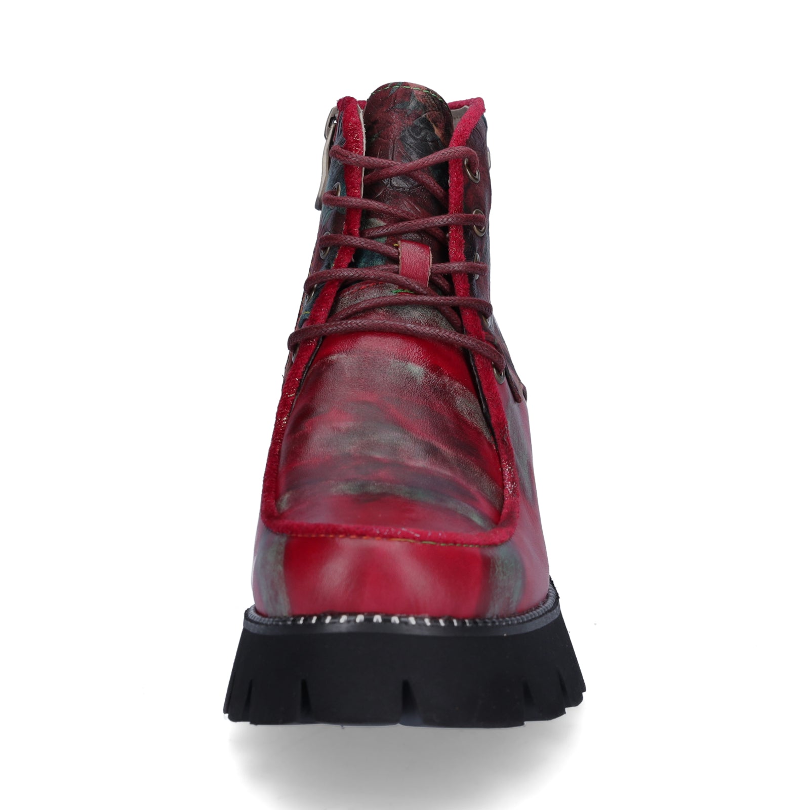 Laura Vita Damen Schnürboot Omio 65 rot