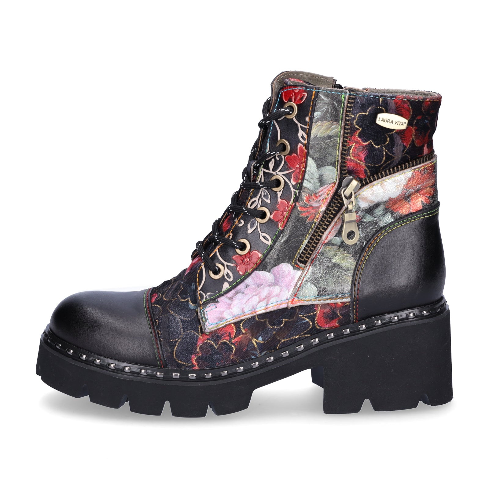 Laura Vita Damen Schnürboot schwarz