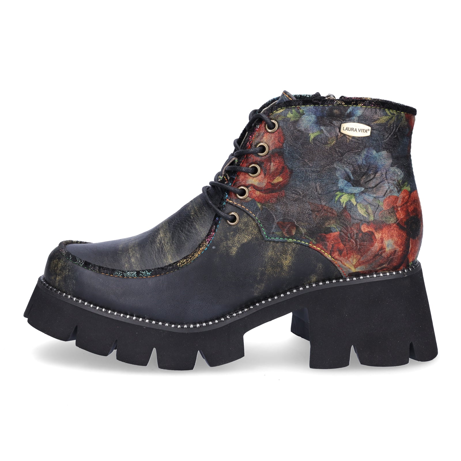 Laura Vita Damen Schnürboot Omio 65 schwarz