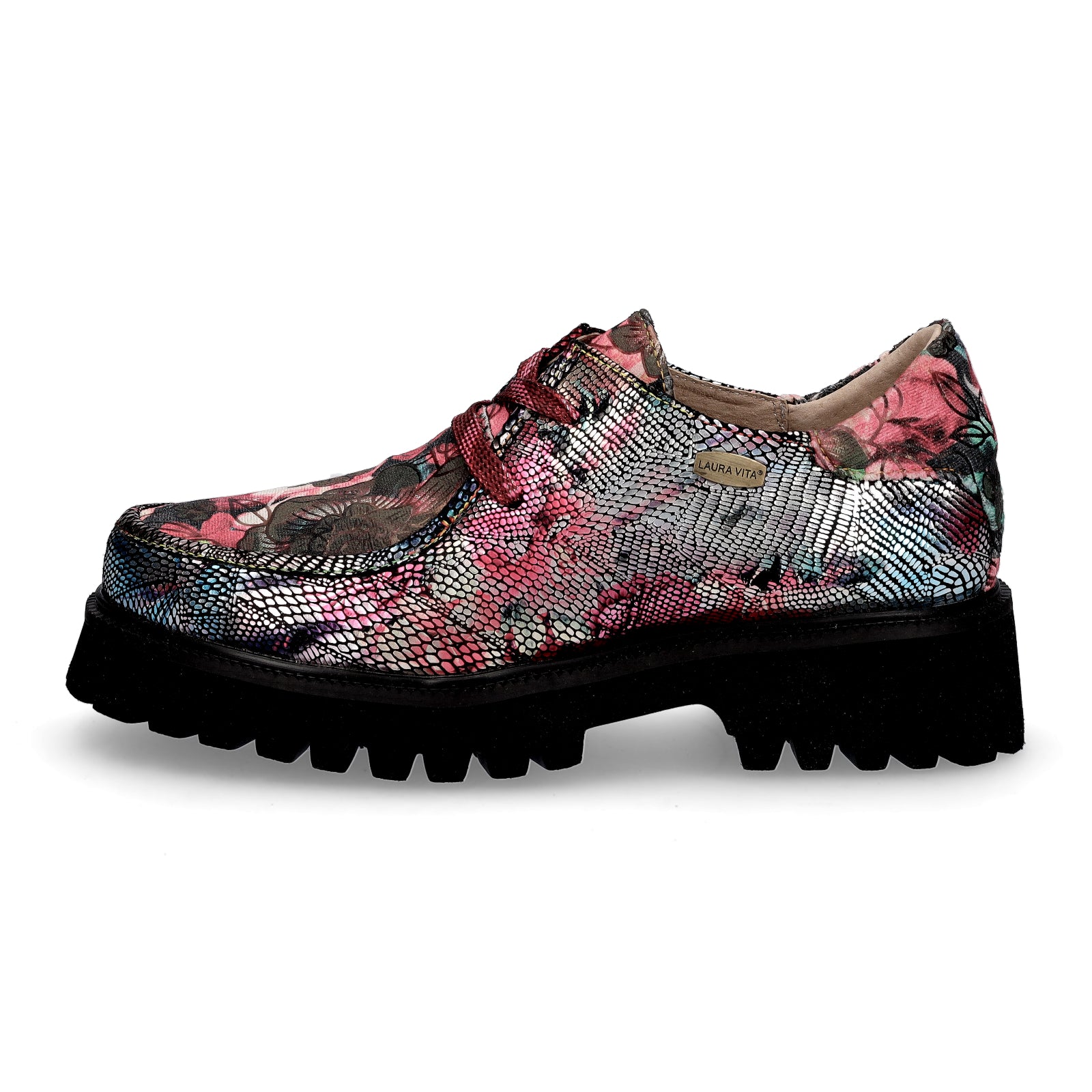 Laura Vita Damen Schnürschuhe Ifcigo 62 metallic multi