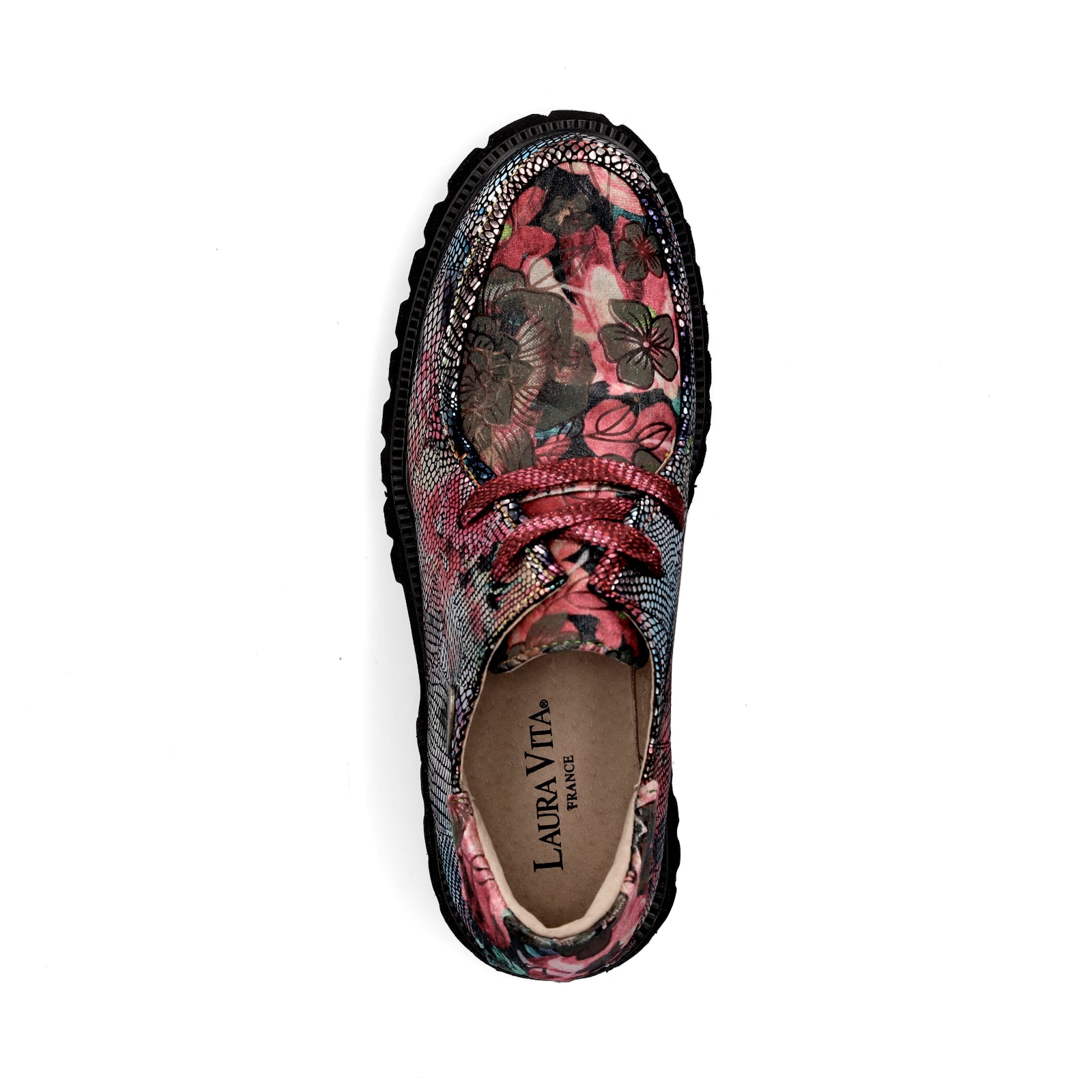 Laura Vita Damen Schnürschuhe Ifcigo 62 metallic multi