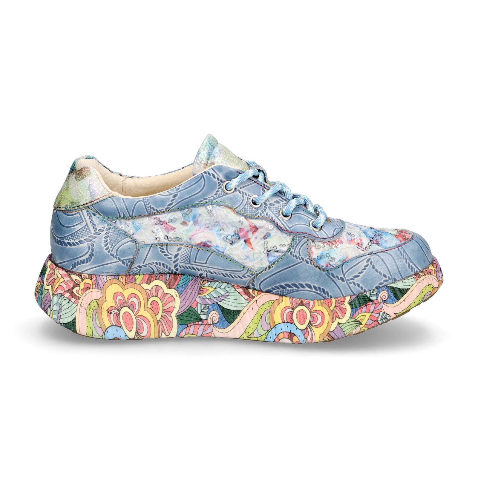 Laura Vita Damen Sneaker blau