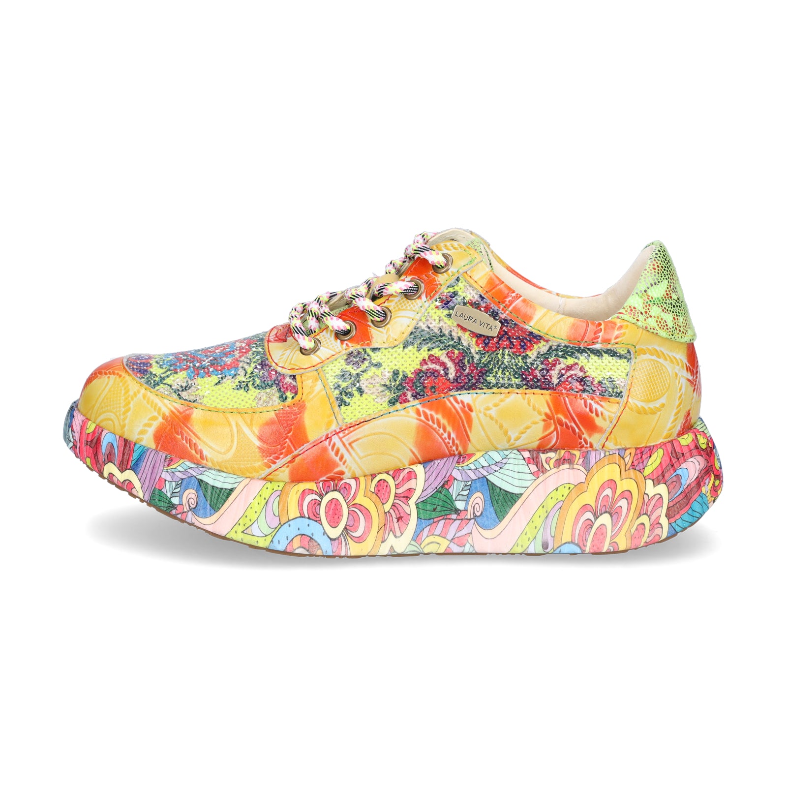 Laura Vita Damen Sneaker gelb