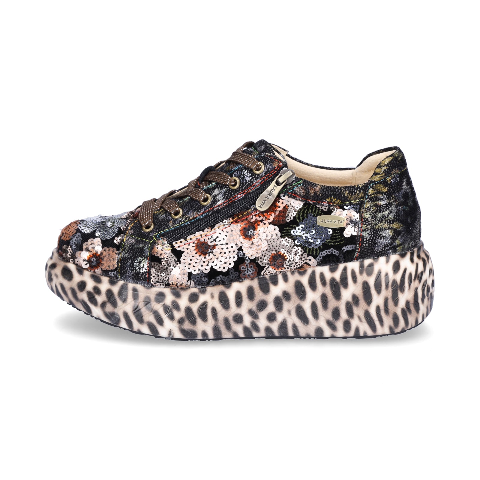 Laura Vita Women's Dark Grey Sneakers